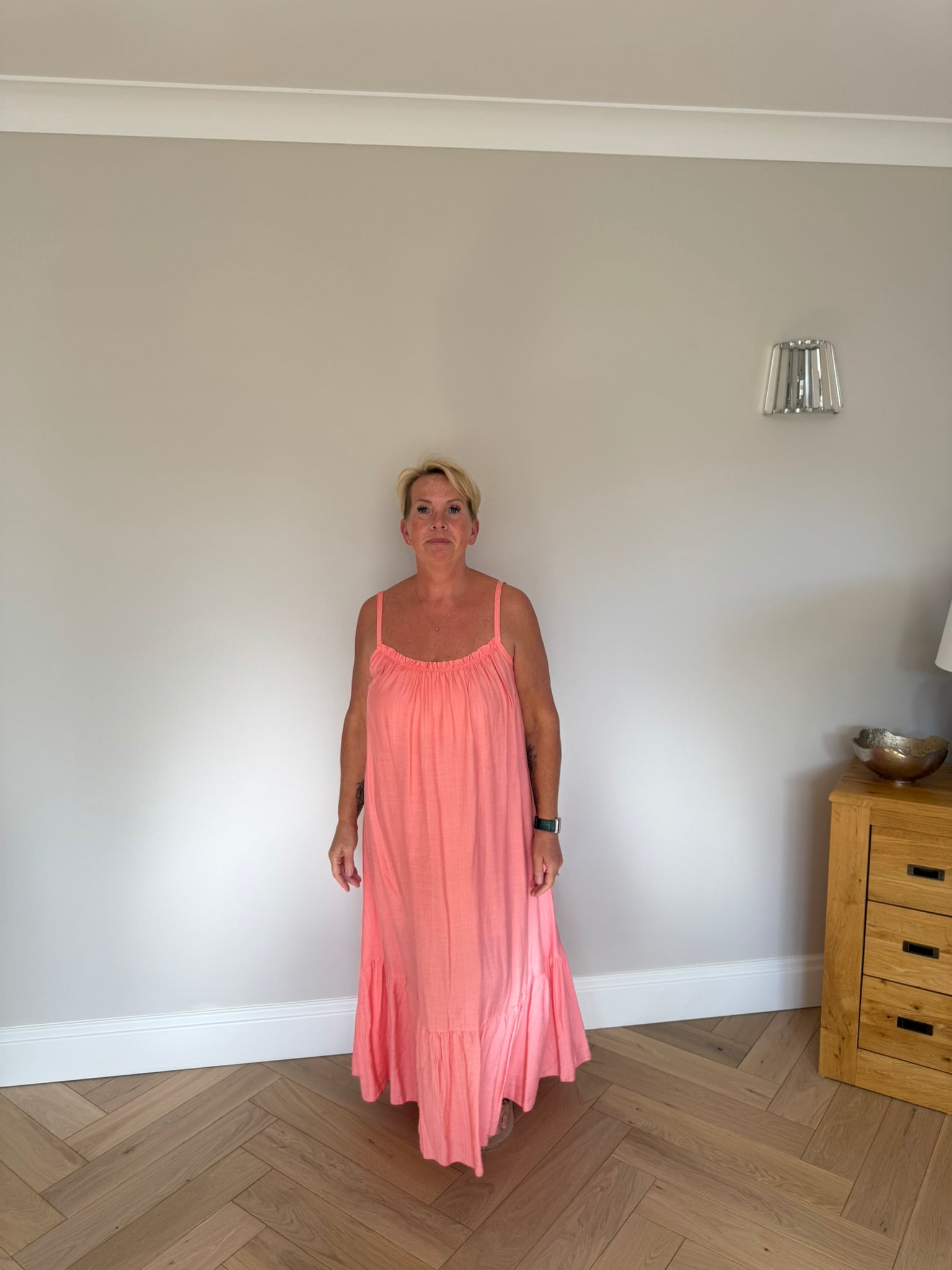 Luna Tier Midi Dress