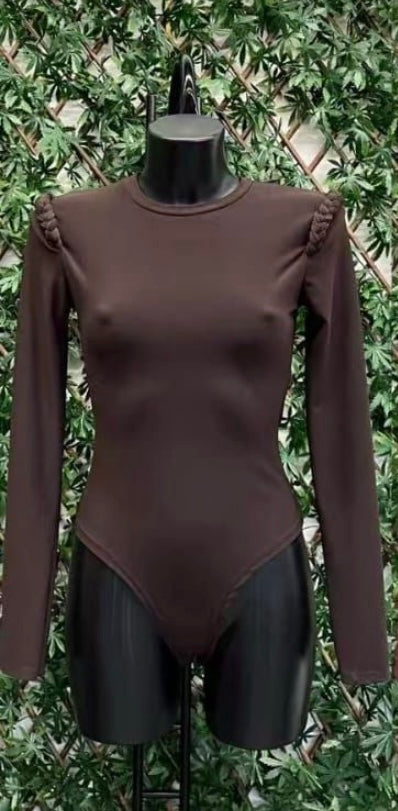 Sculpt & Style Bodysuit With Plaited Shoulder Detail