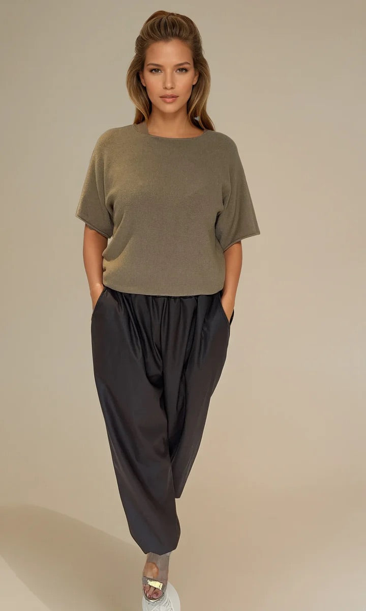 The Pulse Plus Trousers Leather-look