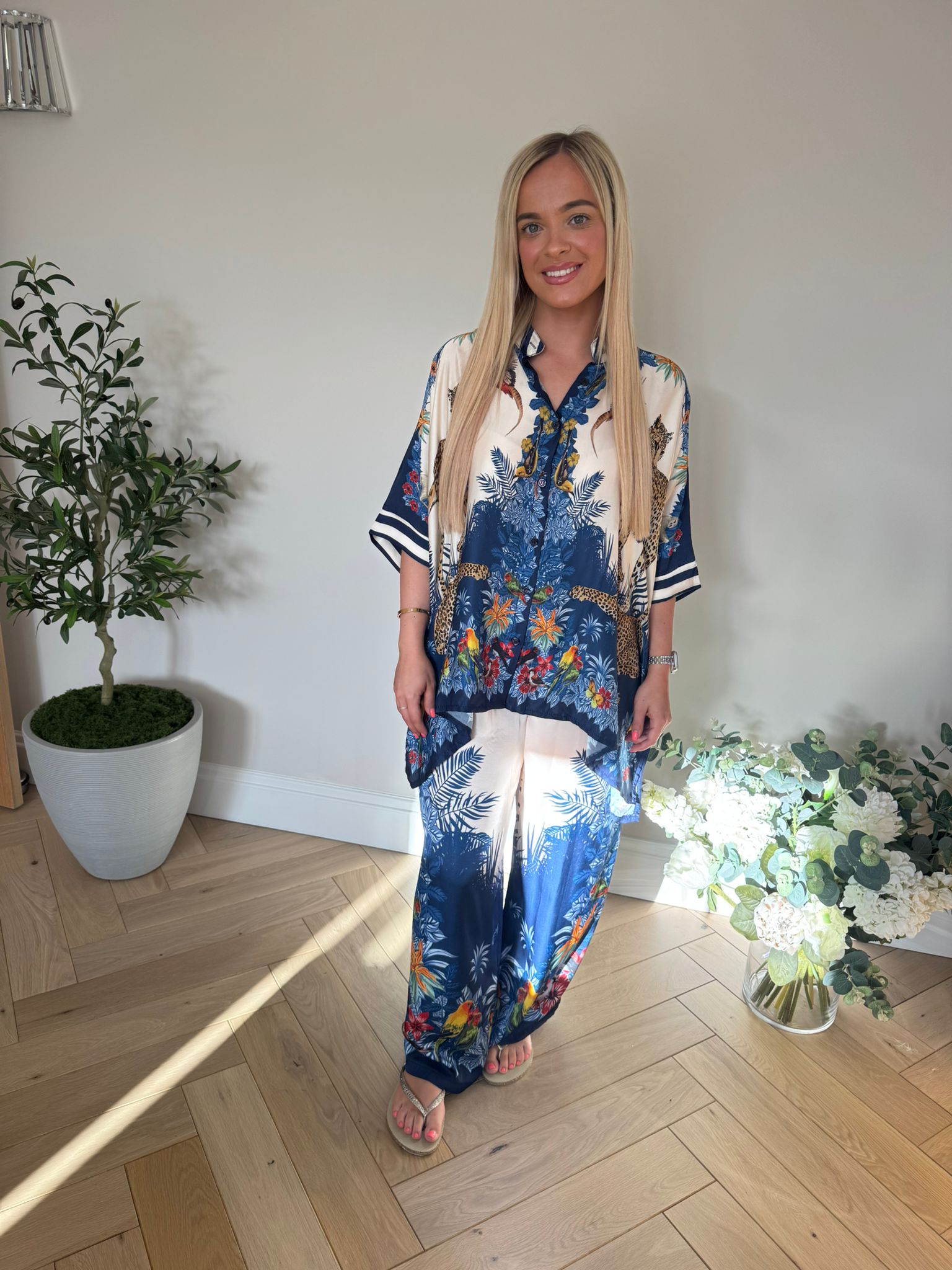 Savara Silk Safari Co-ord