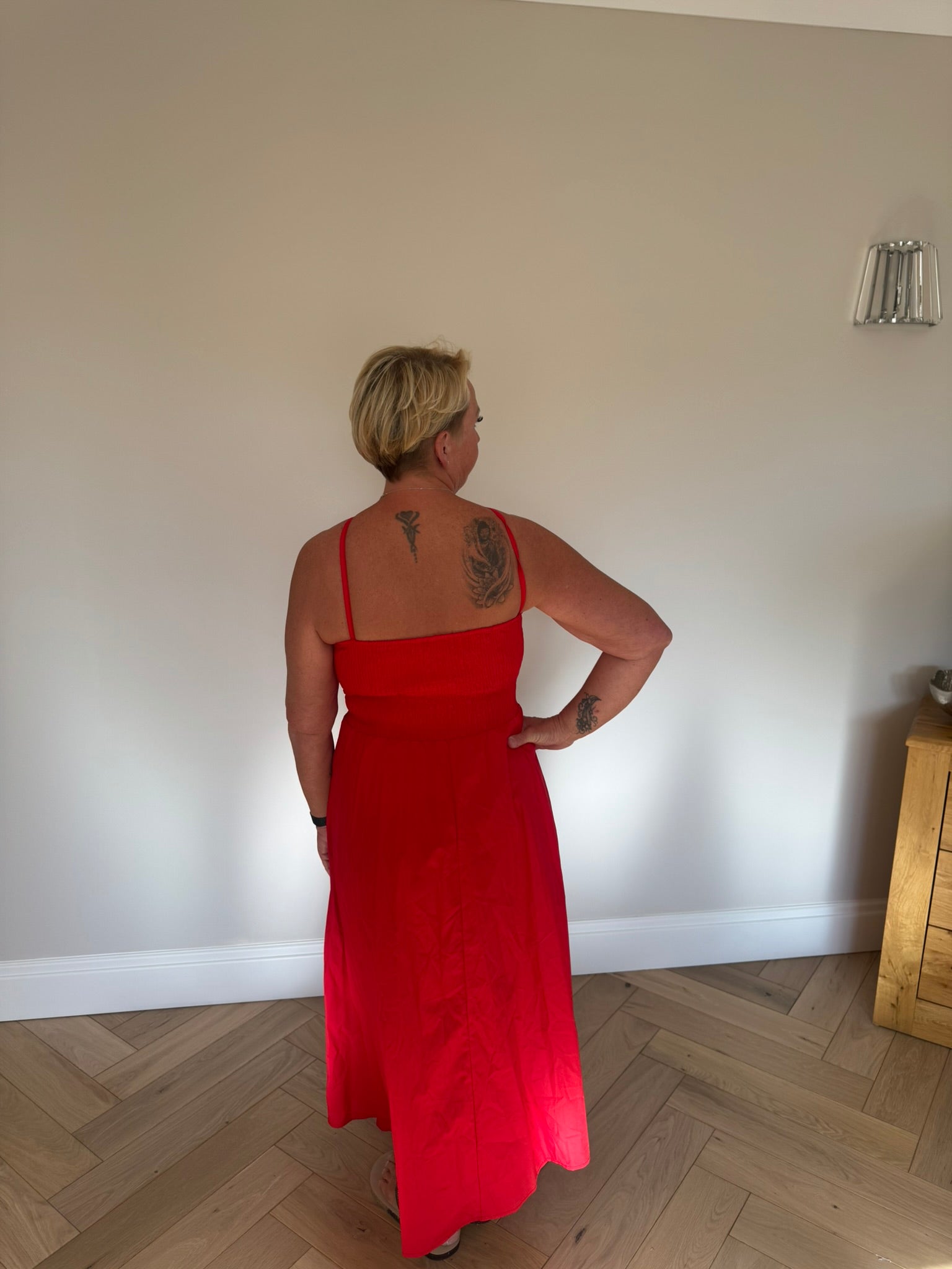 Liora V-Strap Maxi Dress