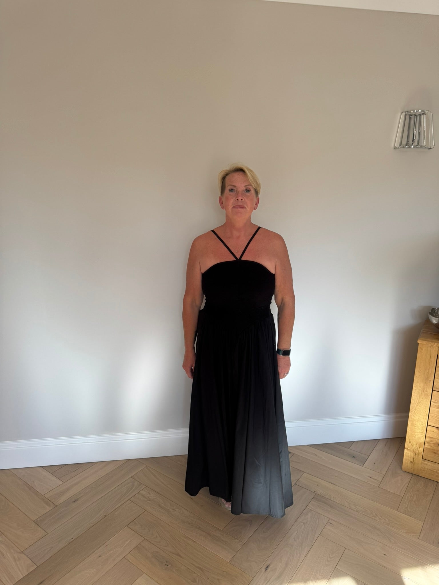 Liora V-Strap Maxi Dress