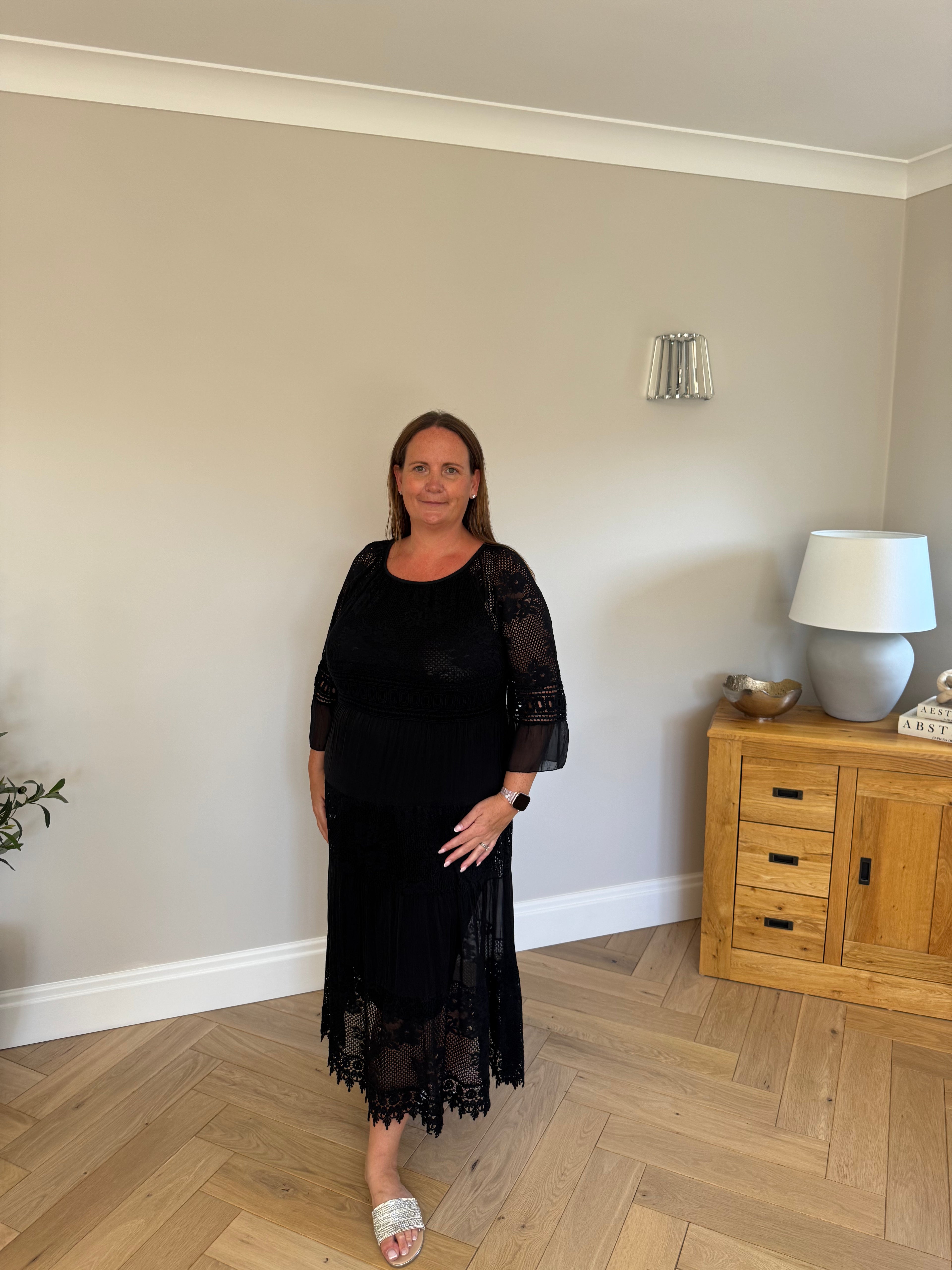 Florentia Lace Maxi Dress