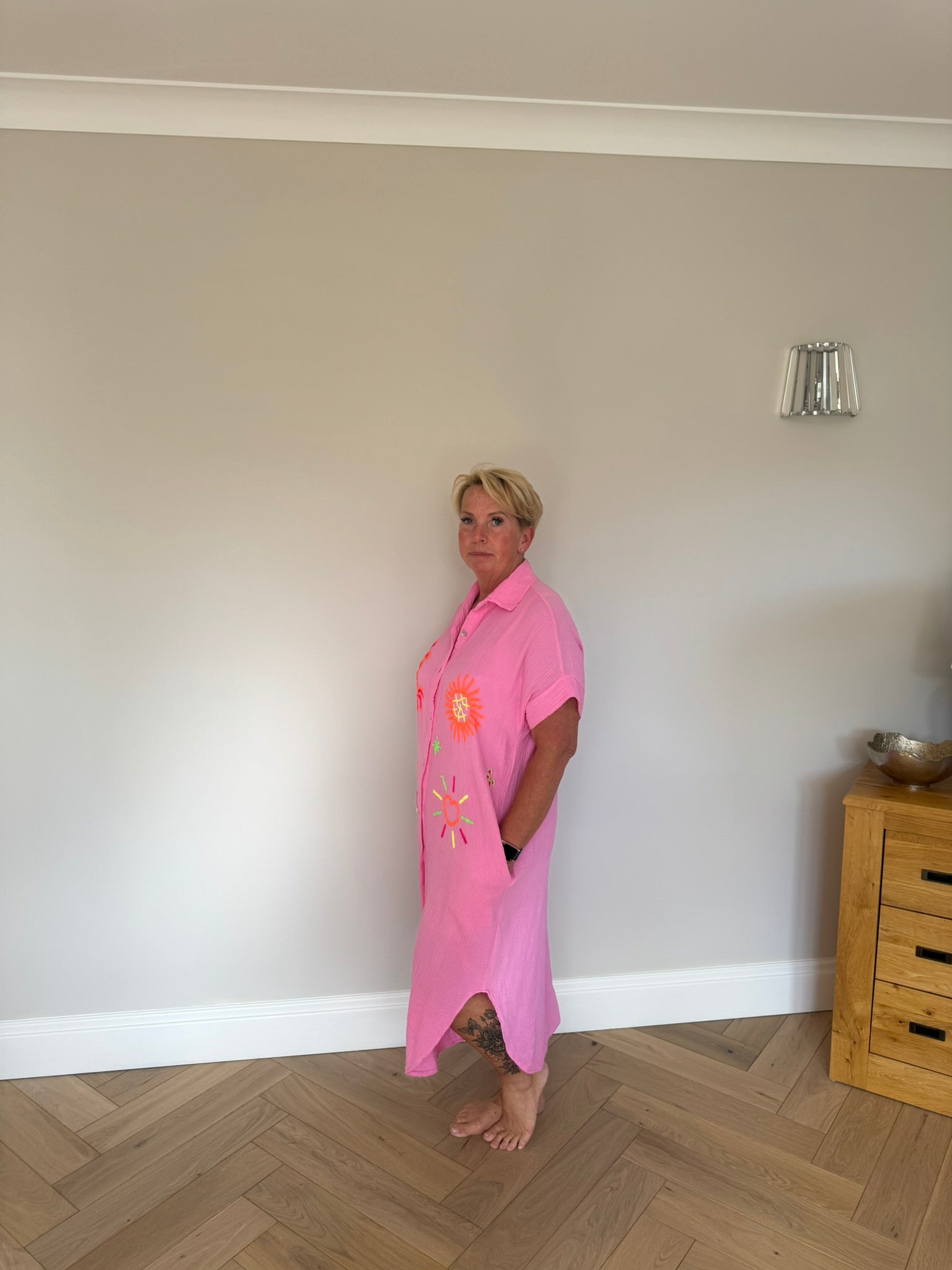 Sol Shirt Midi Dress