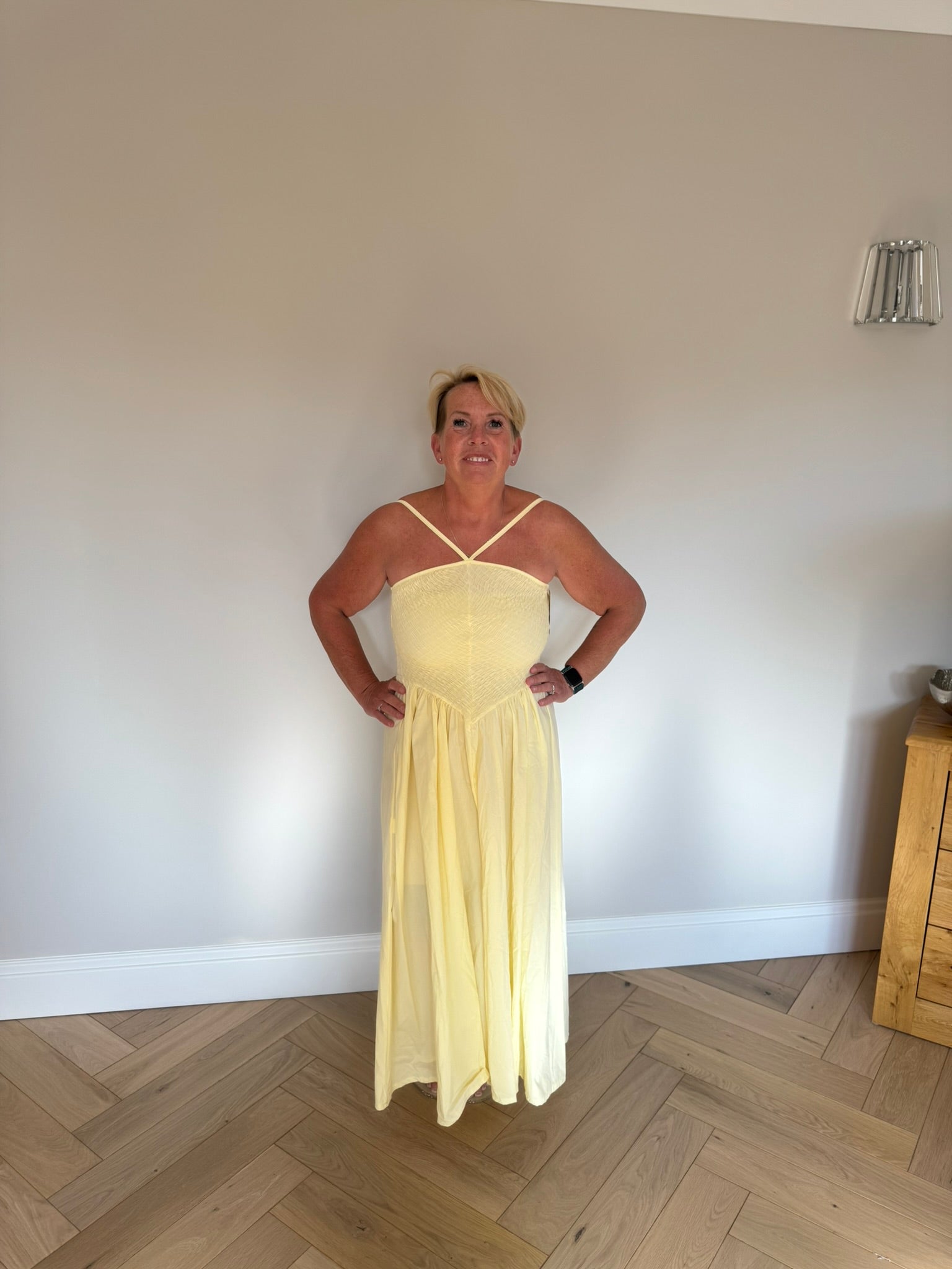 Liora V-Strap Maxi Dress