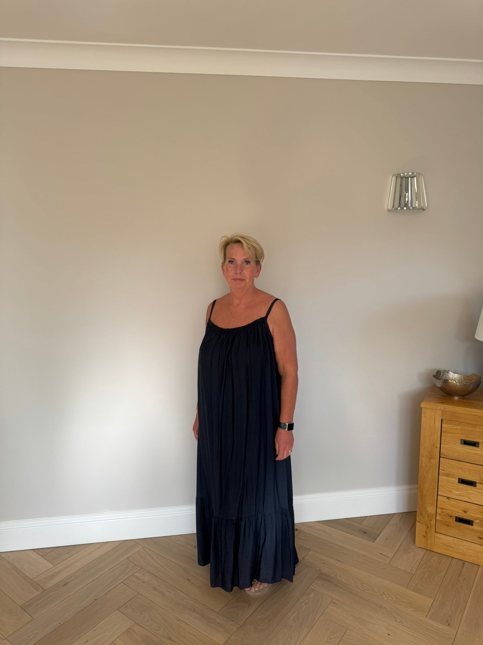 Luna Tier Midi Dress