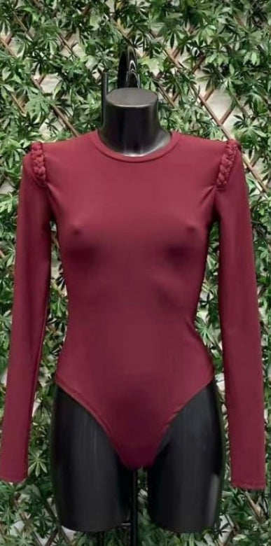 Sculpt & Style Bodysuit With Plaited Shoulder Detail