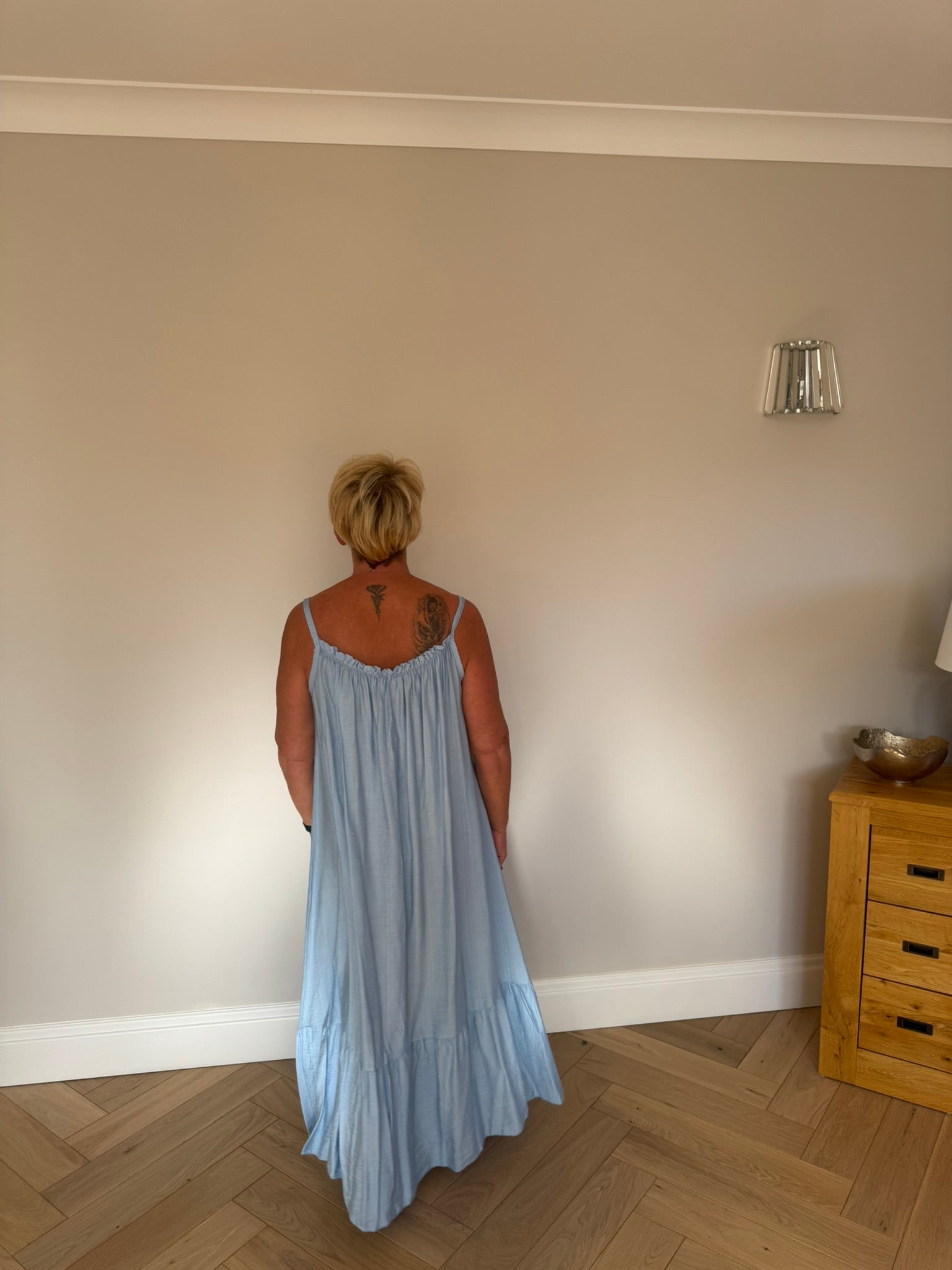 Luna Tier Midi Dress