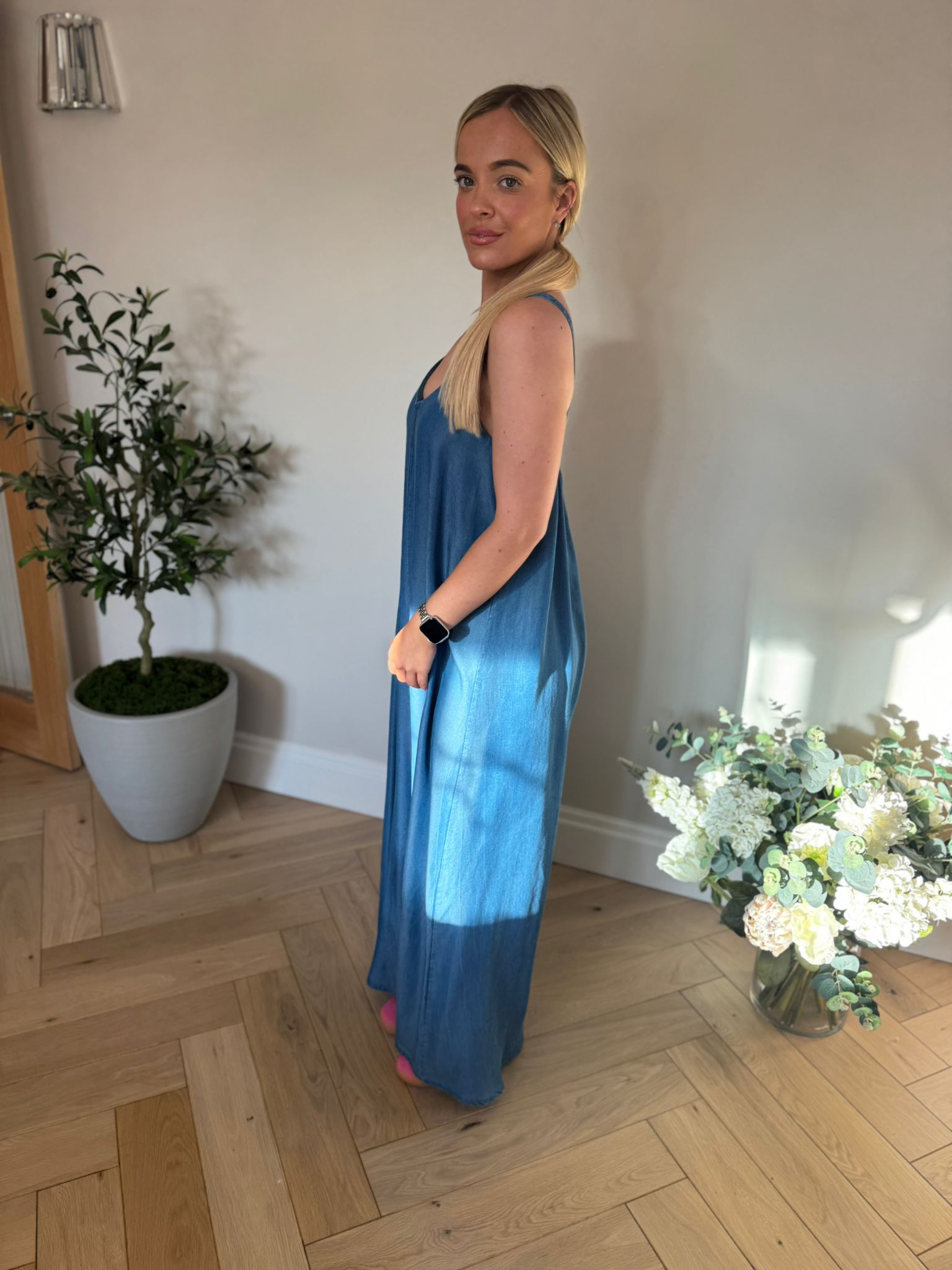 The Azure Drape Jumpsuit