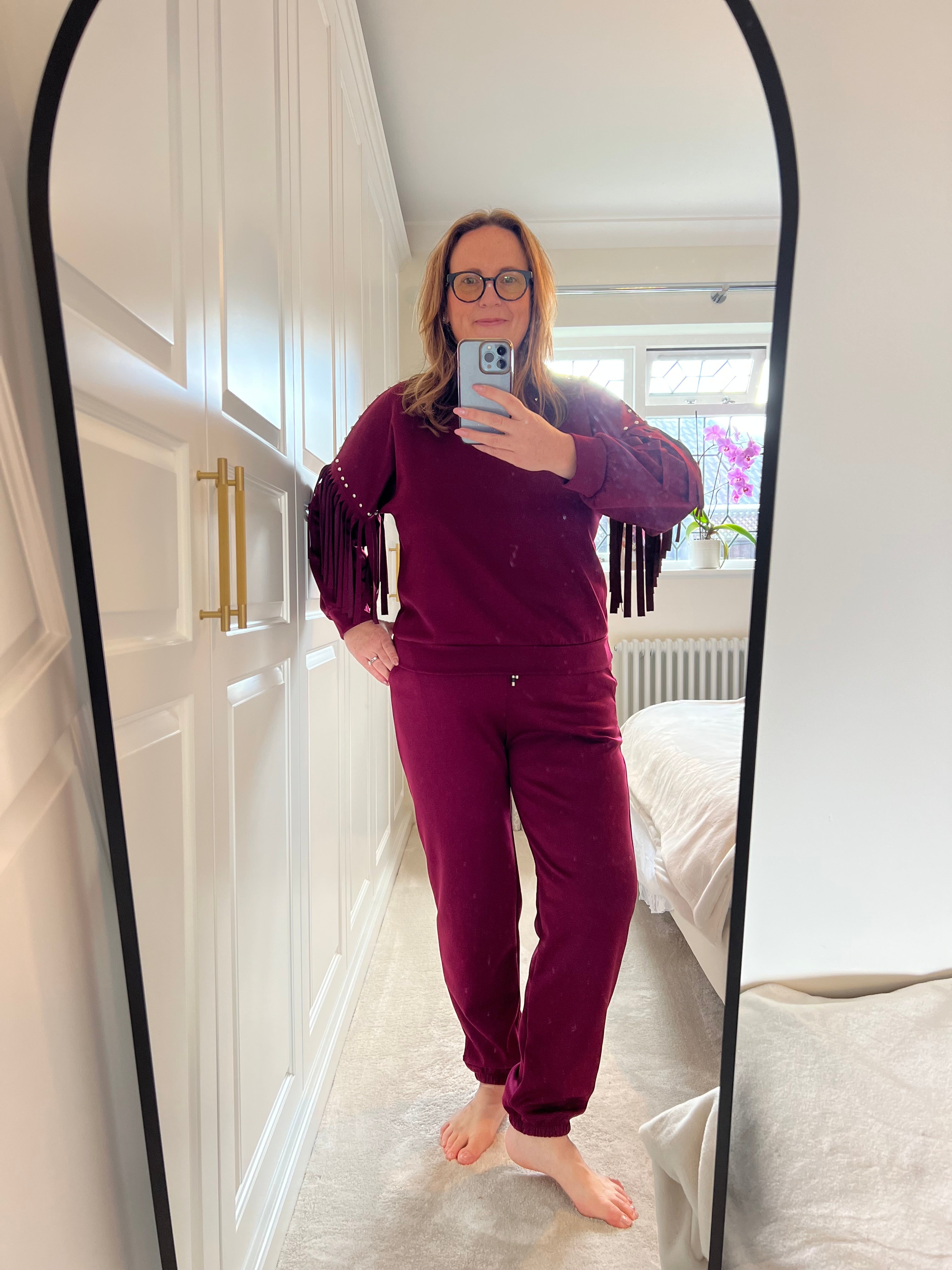 Sally Fringed & Studded Tracksuit