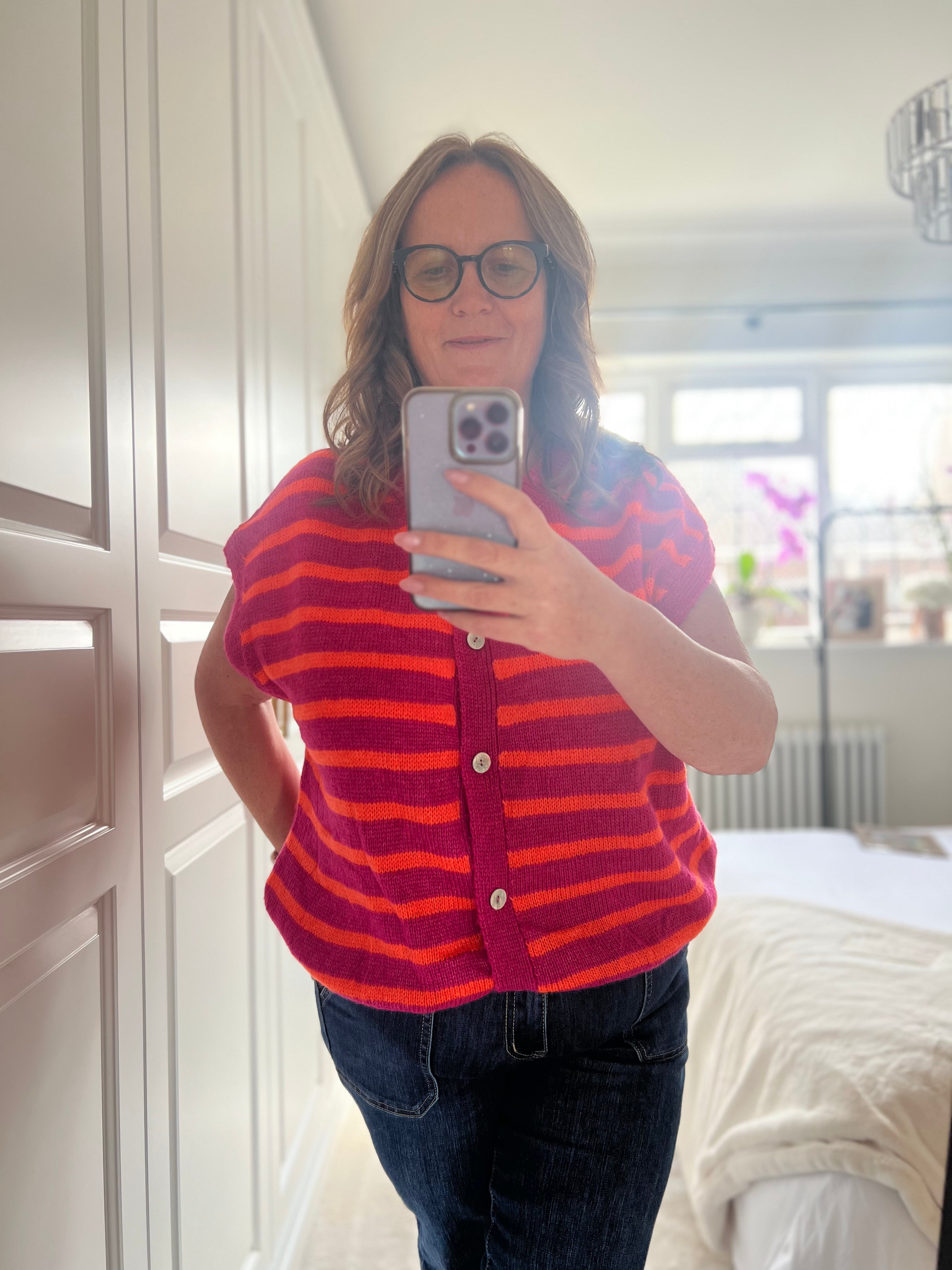 The Ruby — Knitted Button-Up