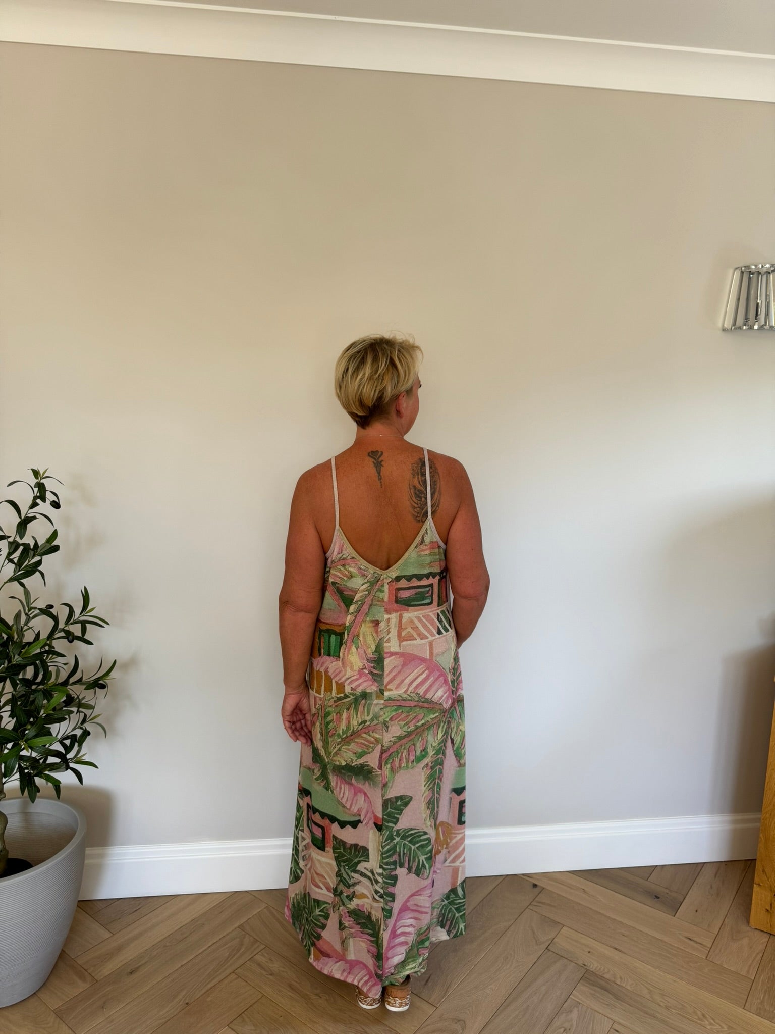 Selene Shimmer Maxi Dress