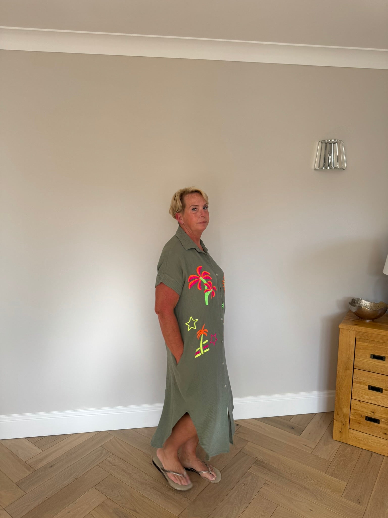 Sol Shirt Midi Dress