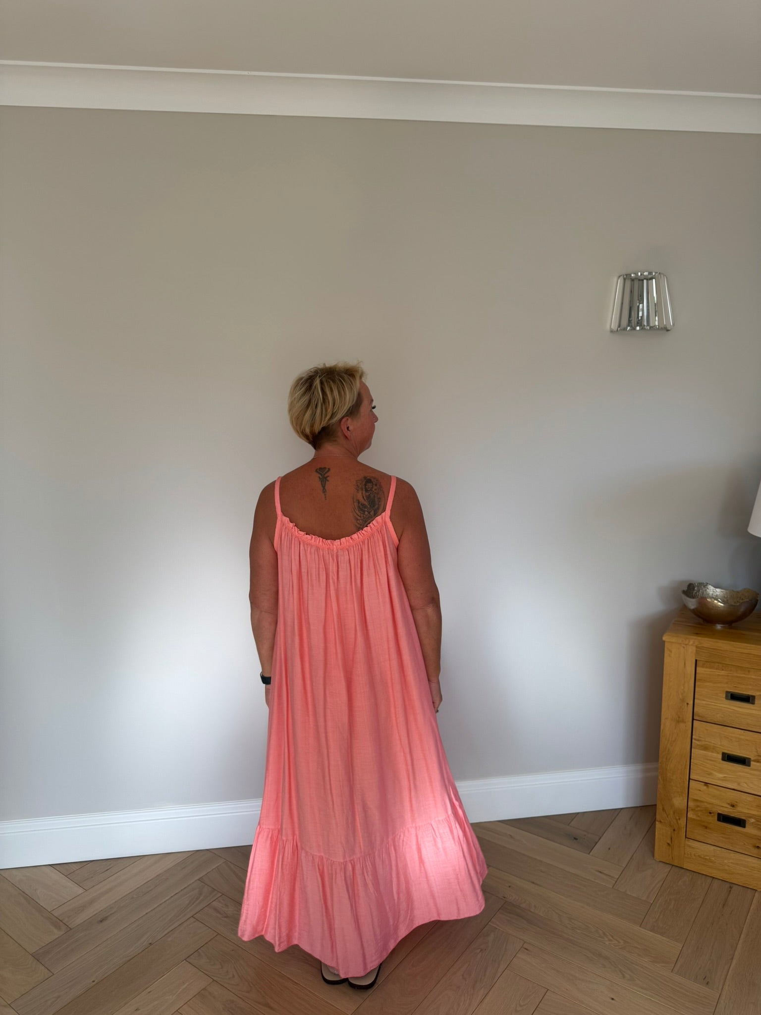 Luna Tier Midi Dress