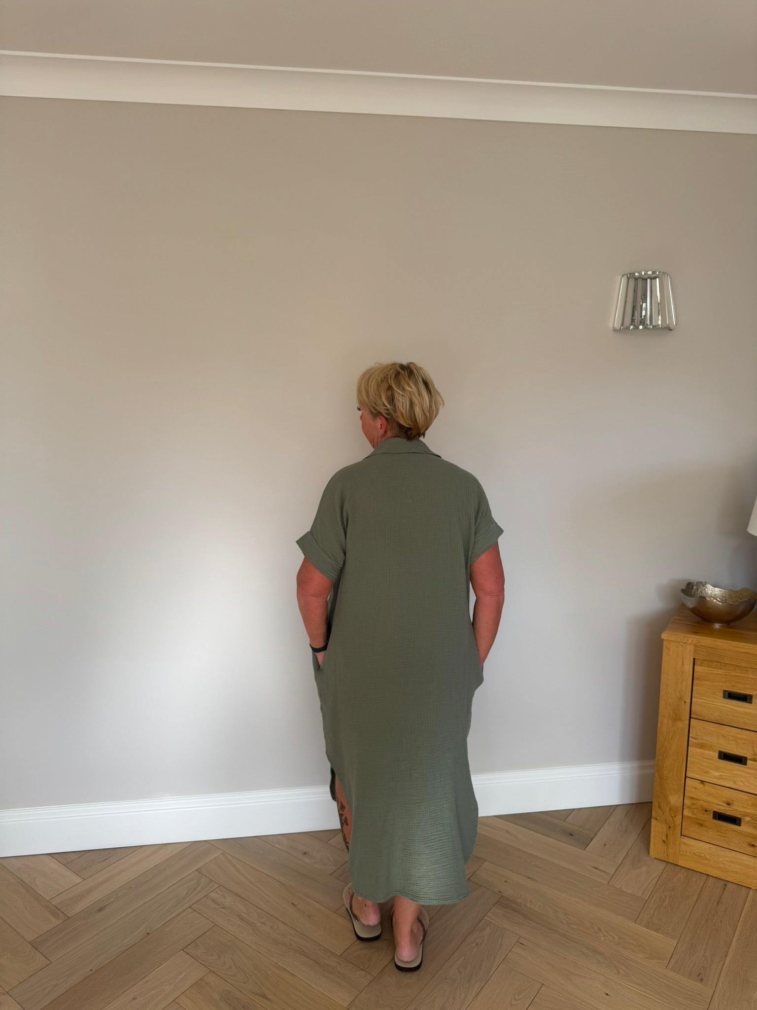 Sol Shirt Midi Dress