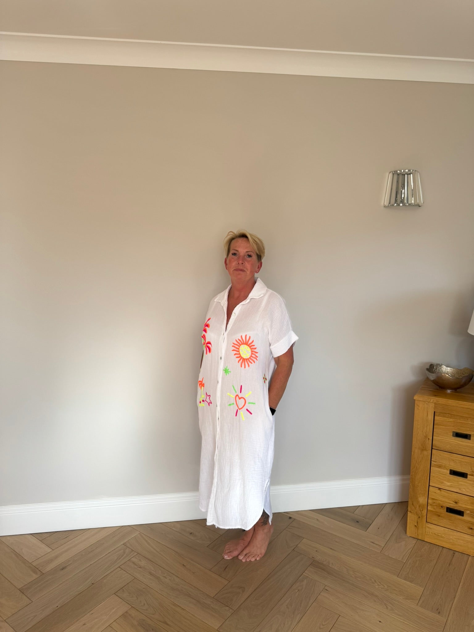 Sol Shirt Midi Dress