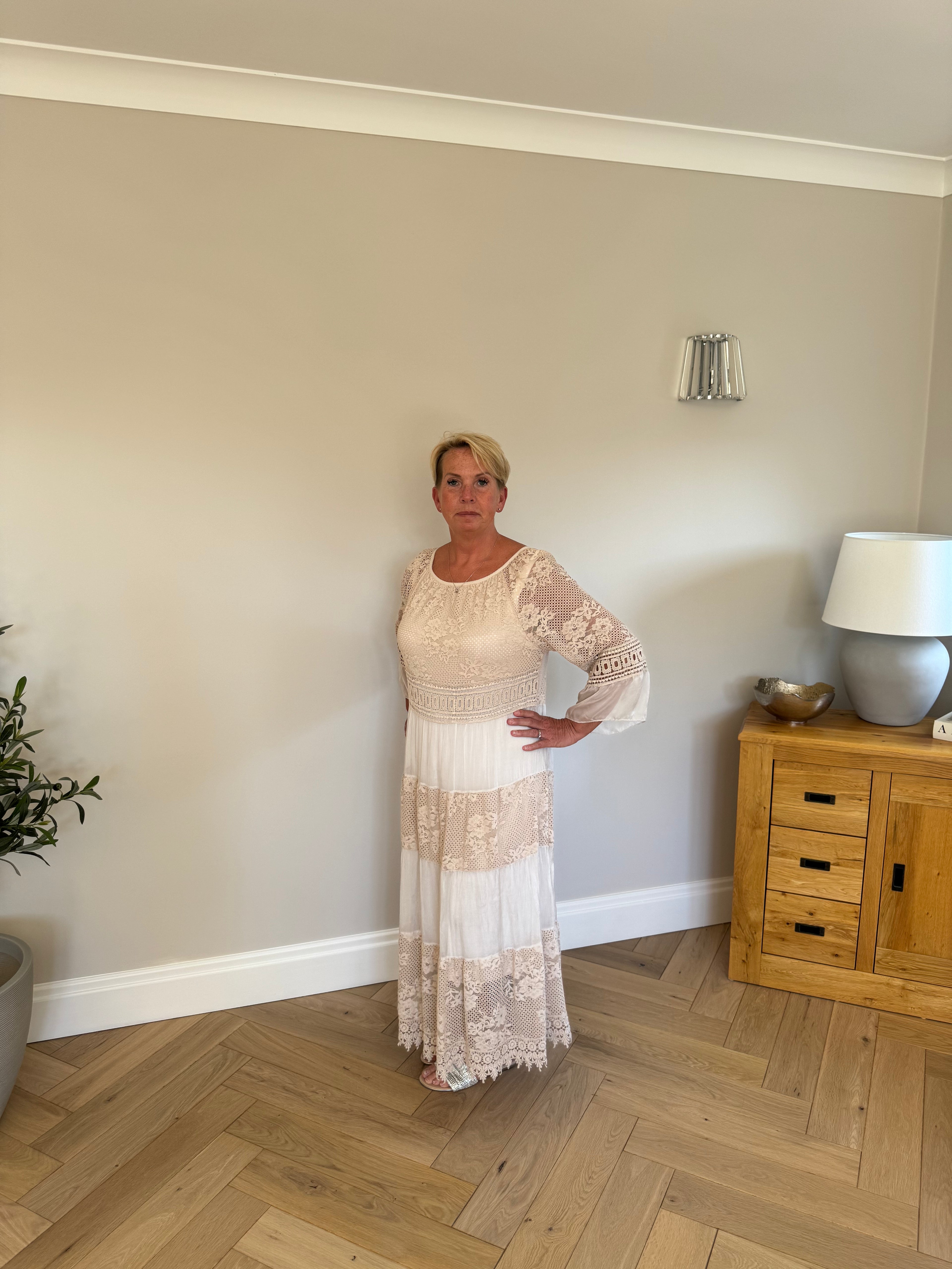 Florentia Lace Maxi Dress