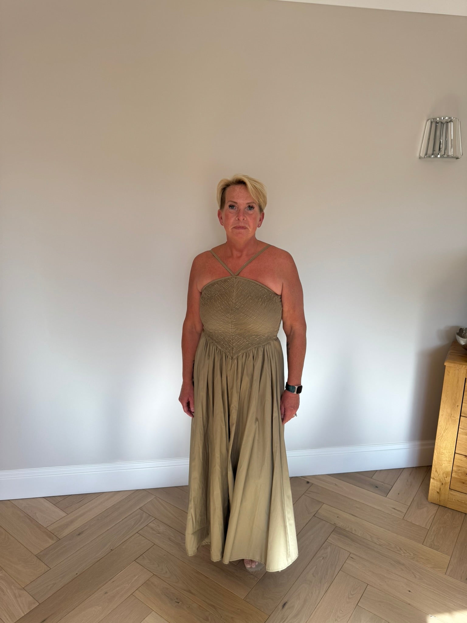 Liora V-Strap Maxi Dress