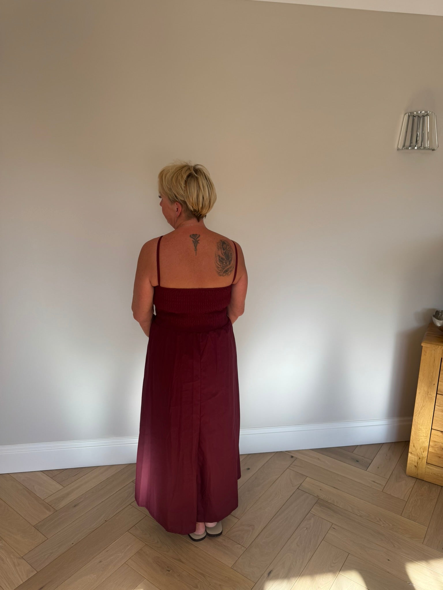 Liora V-Strap Maxi Dress