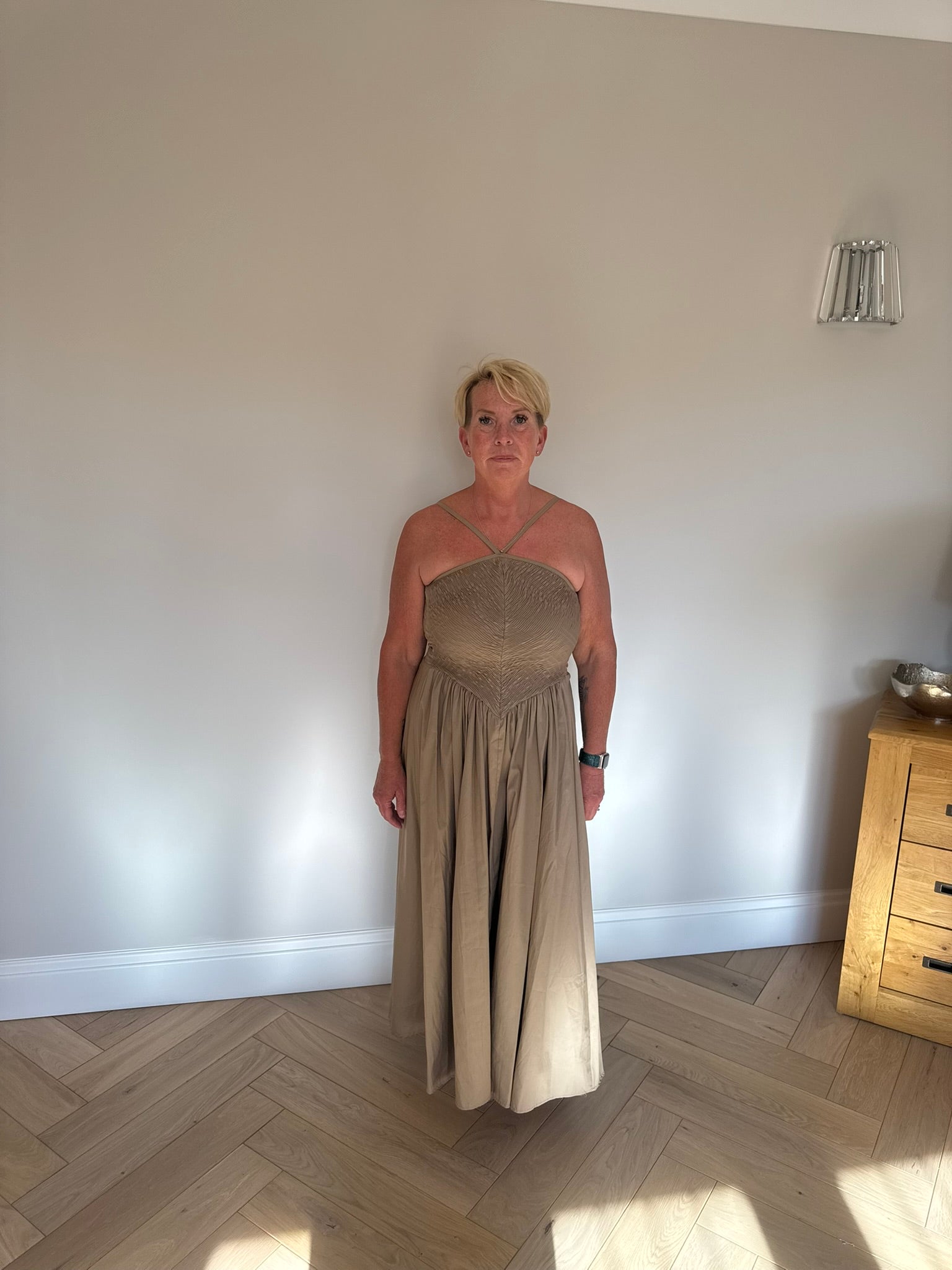 Liora V-Strap Maxi Dress