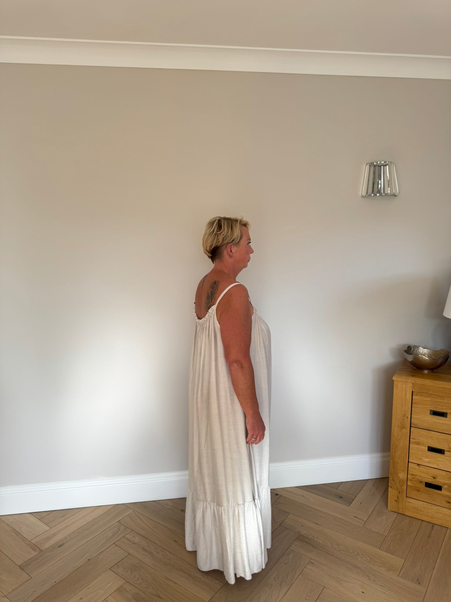 Luna Tier Midi Dress