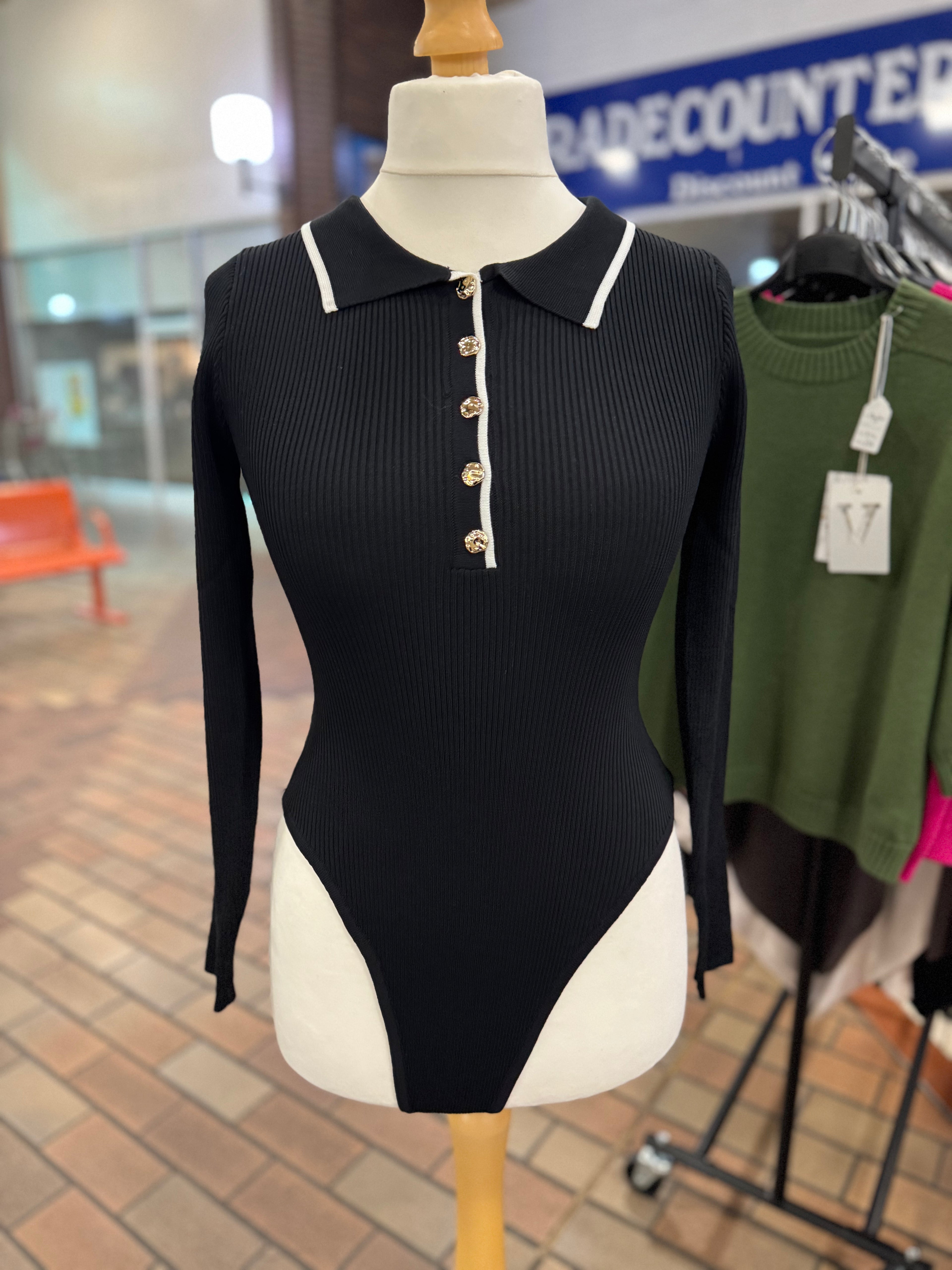 The Buttoned Whisper Bodysuit