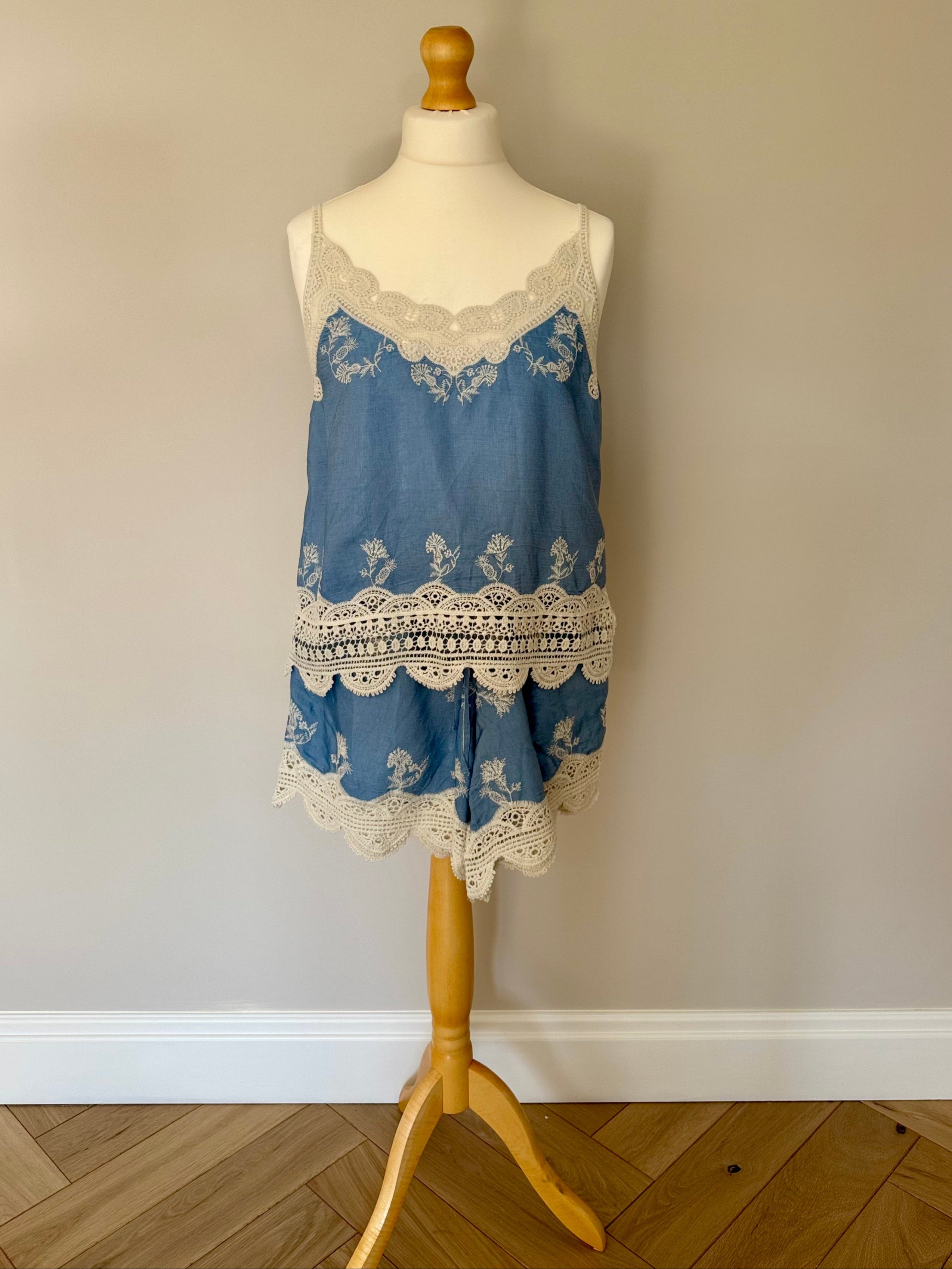 Isla Chambray Short Set