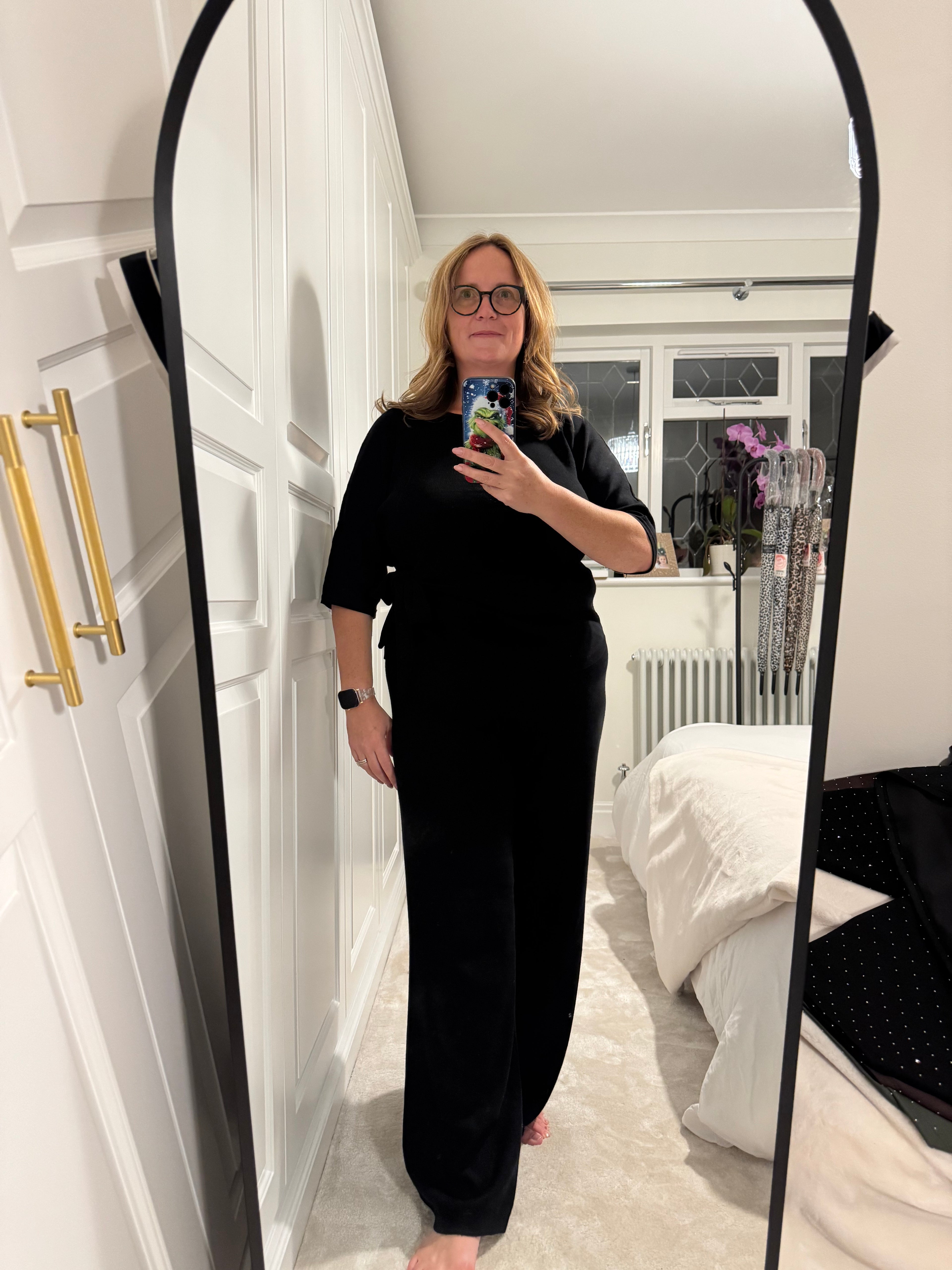 Tie side Kniitted Co-ord