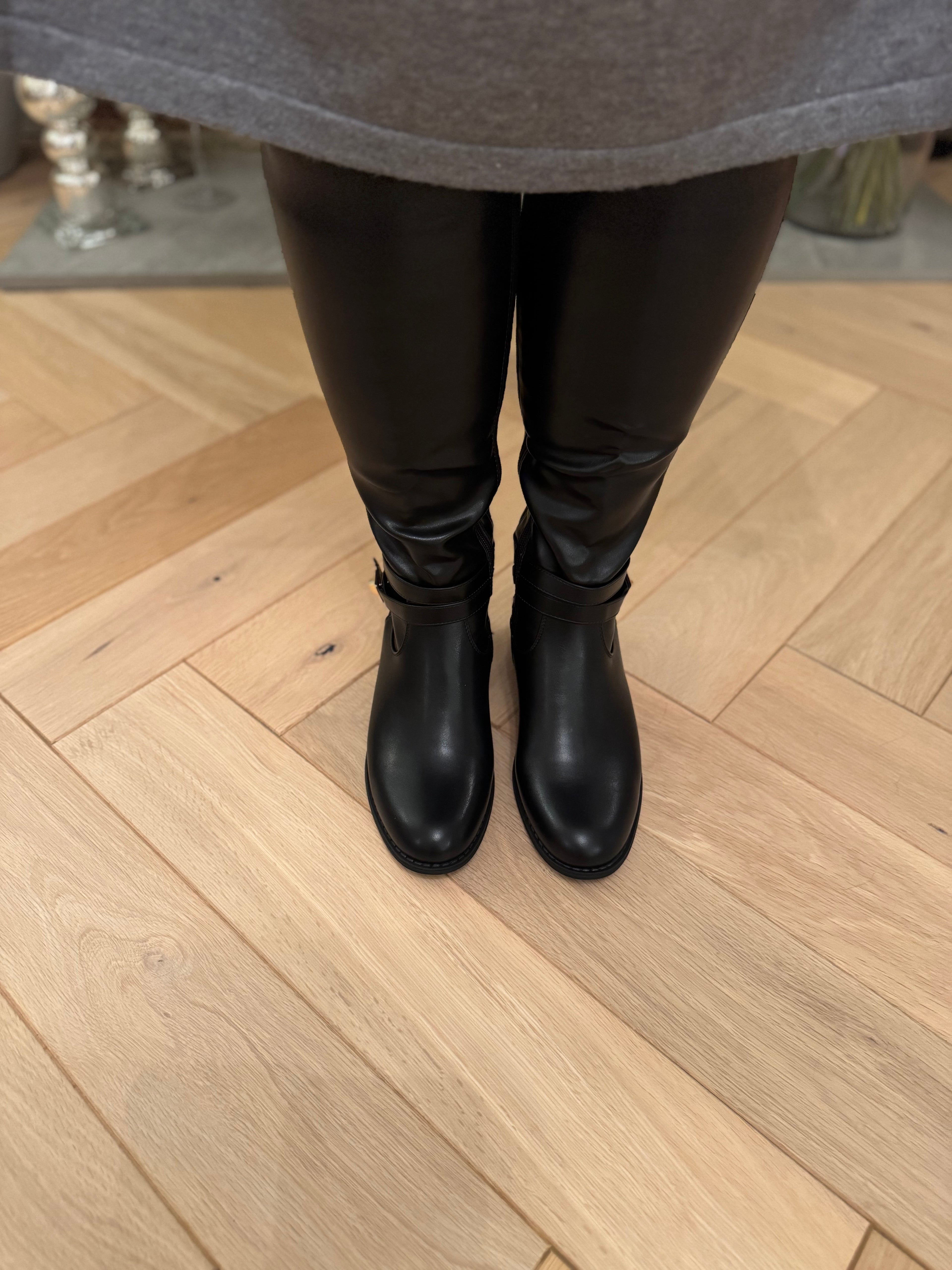 Midnight Stride Knee-High Boots