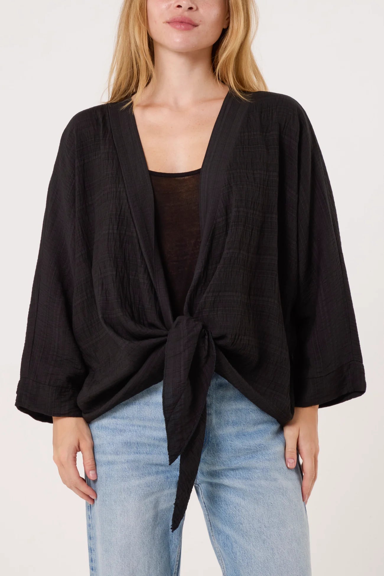 The Drape-Tie Kimono