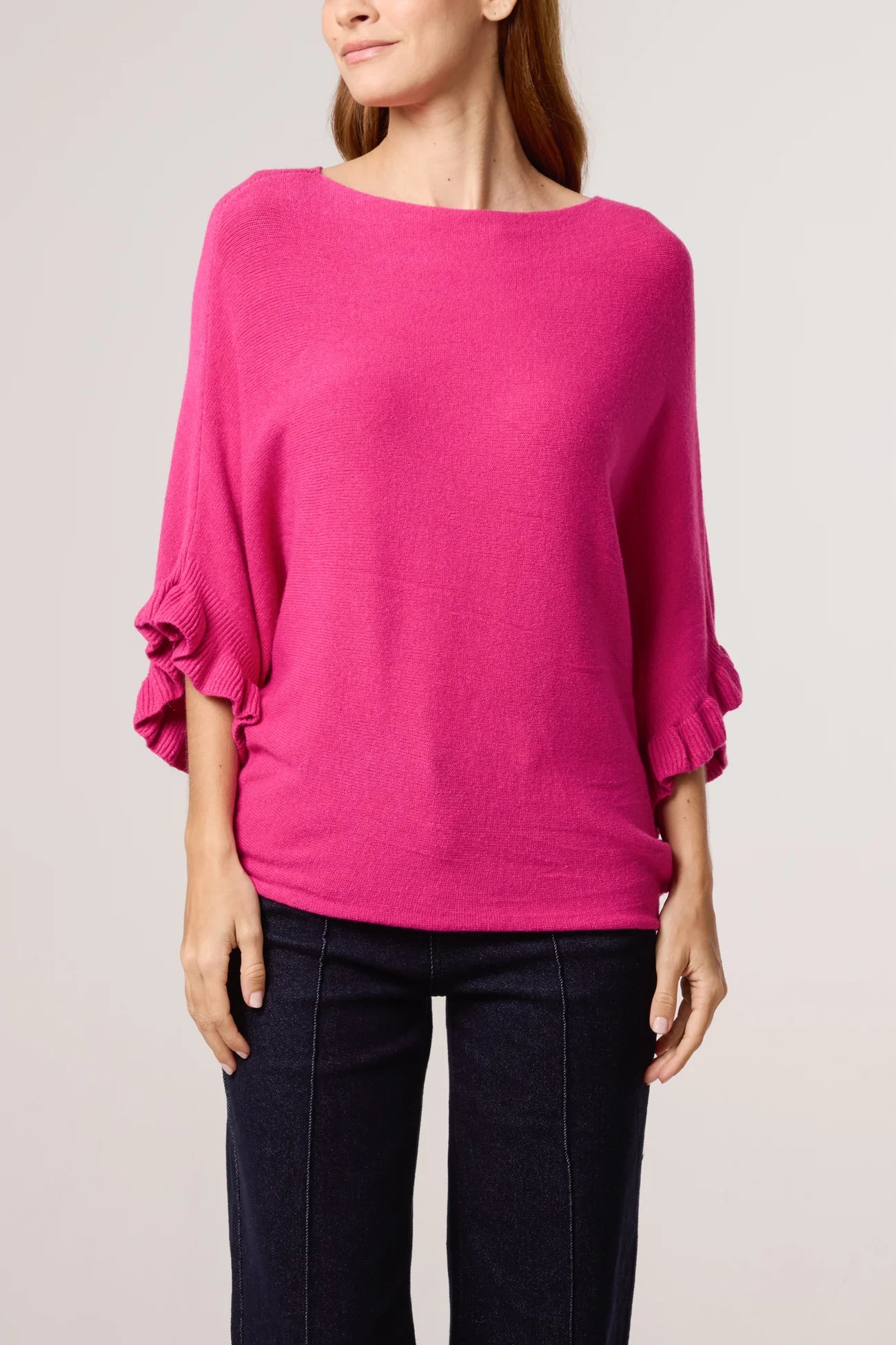 The Livia Ruffle Knit Jumper