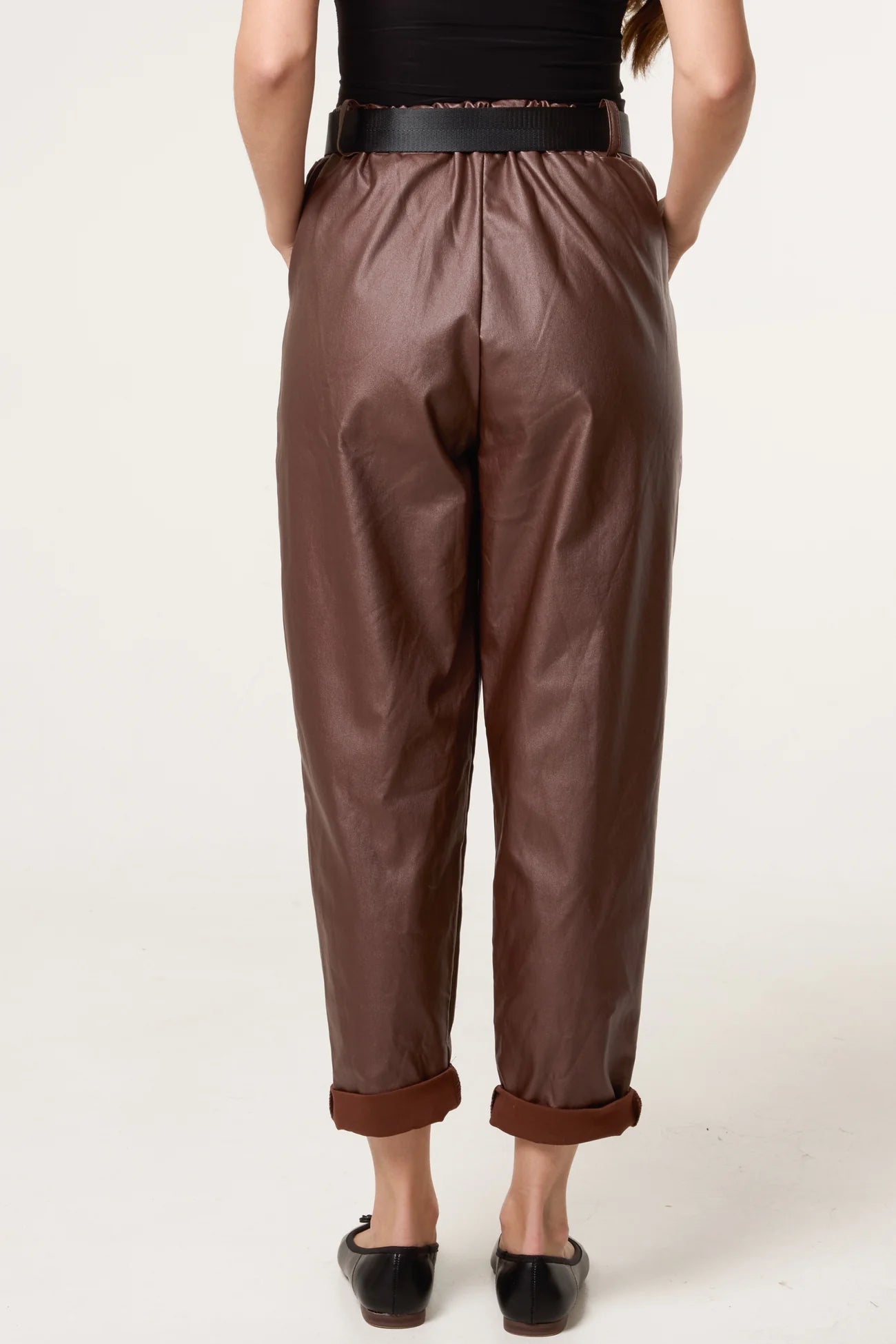 The Jez PU Coated Trousers