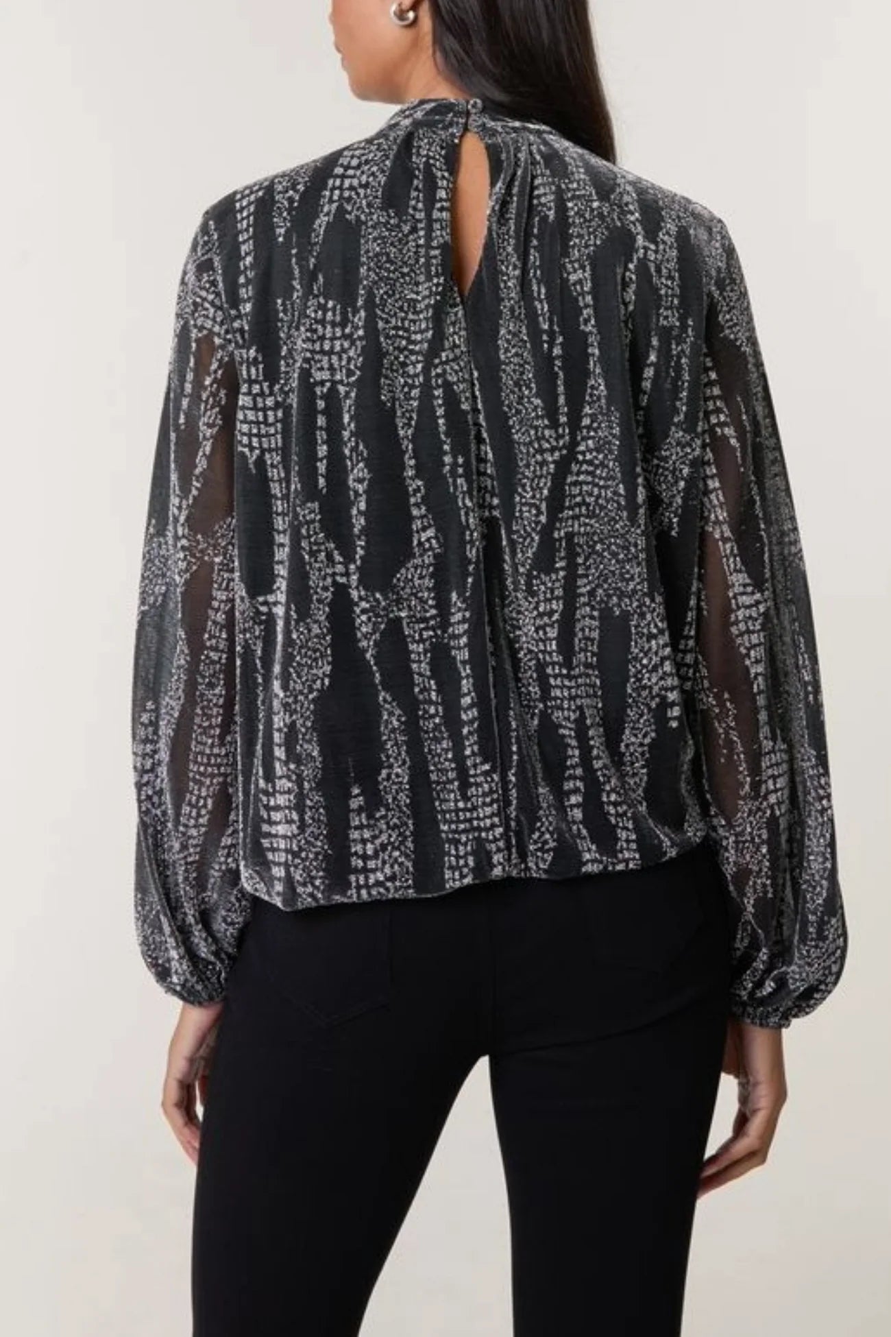 The Serpina Puffball Blouse
