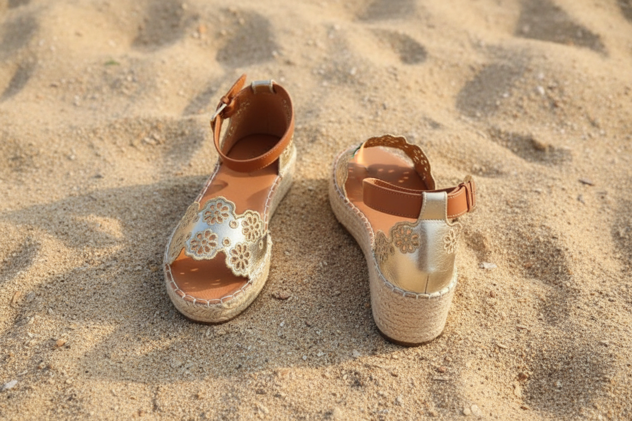 Aurelia Cut‑Out Wedge