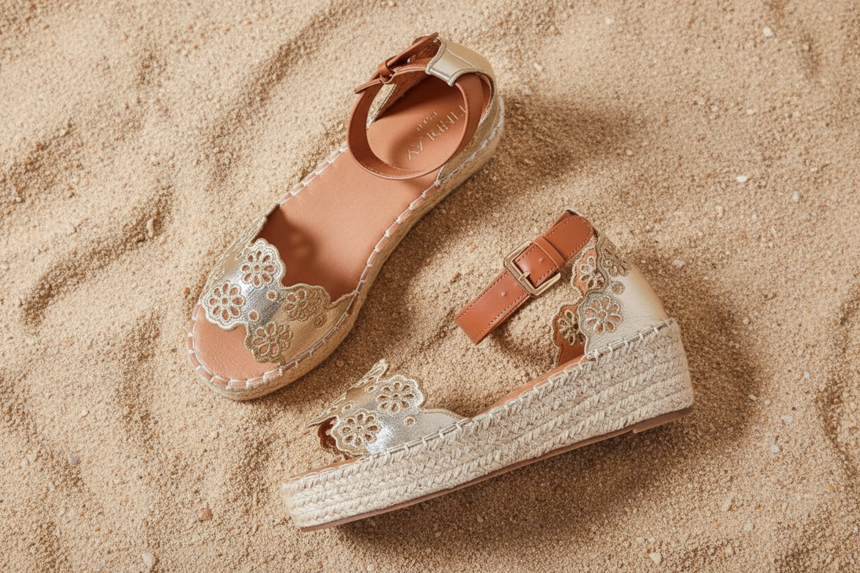Aurelia Cut‑Out Wedge