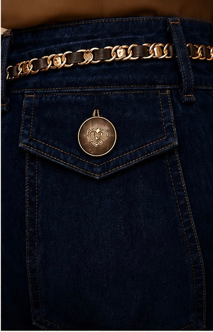 Heart Button Jeans by Zac & Zoe