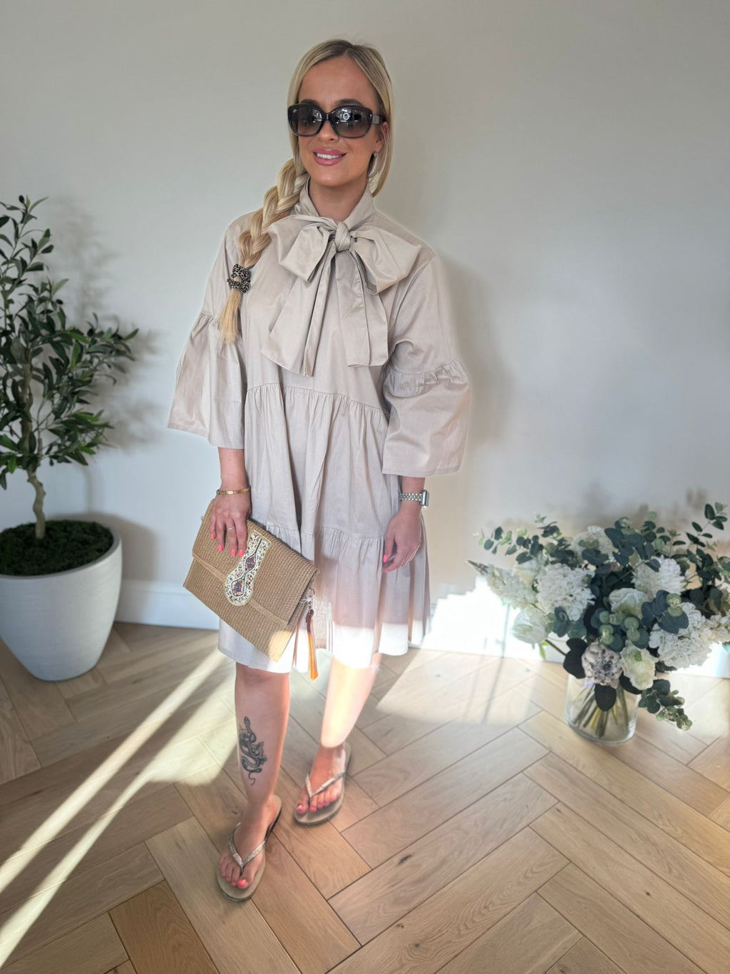 Belle Smock Midi Dress