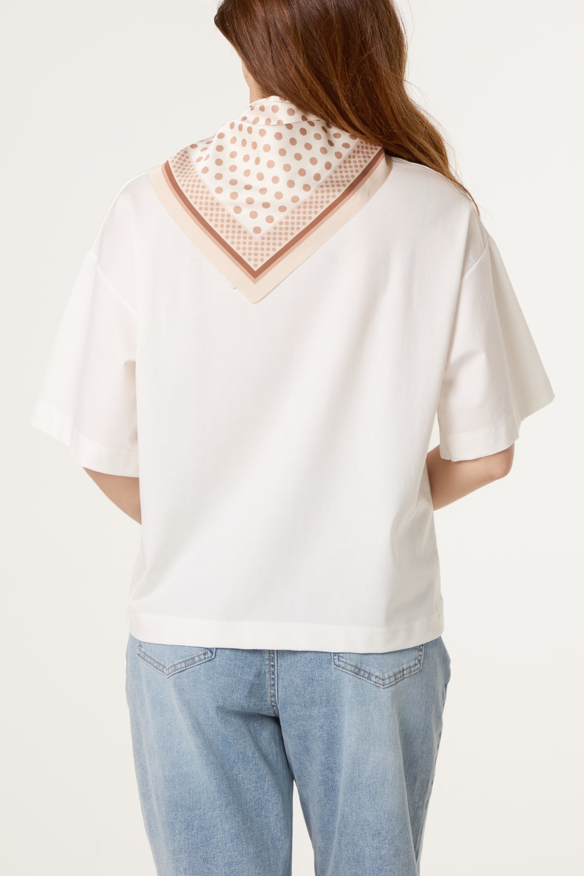 Scarlett Scarf Short Sleeve T-Shirt
