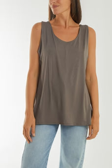 Sienna Curve Scoop Neck Vest