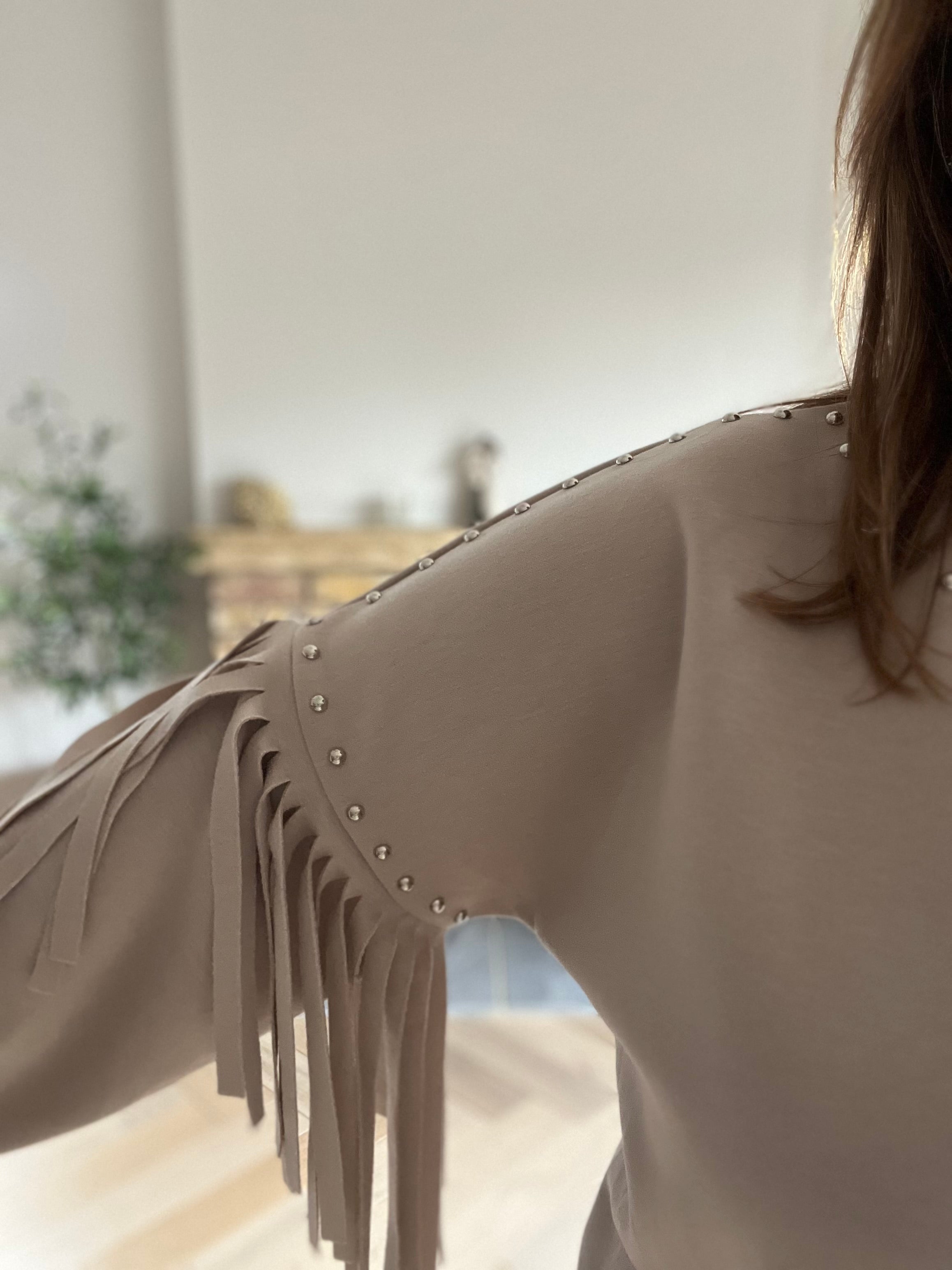 Sally Fringed & Studded Tracksuit