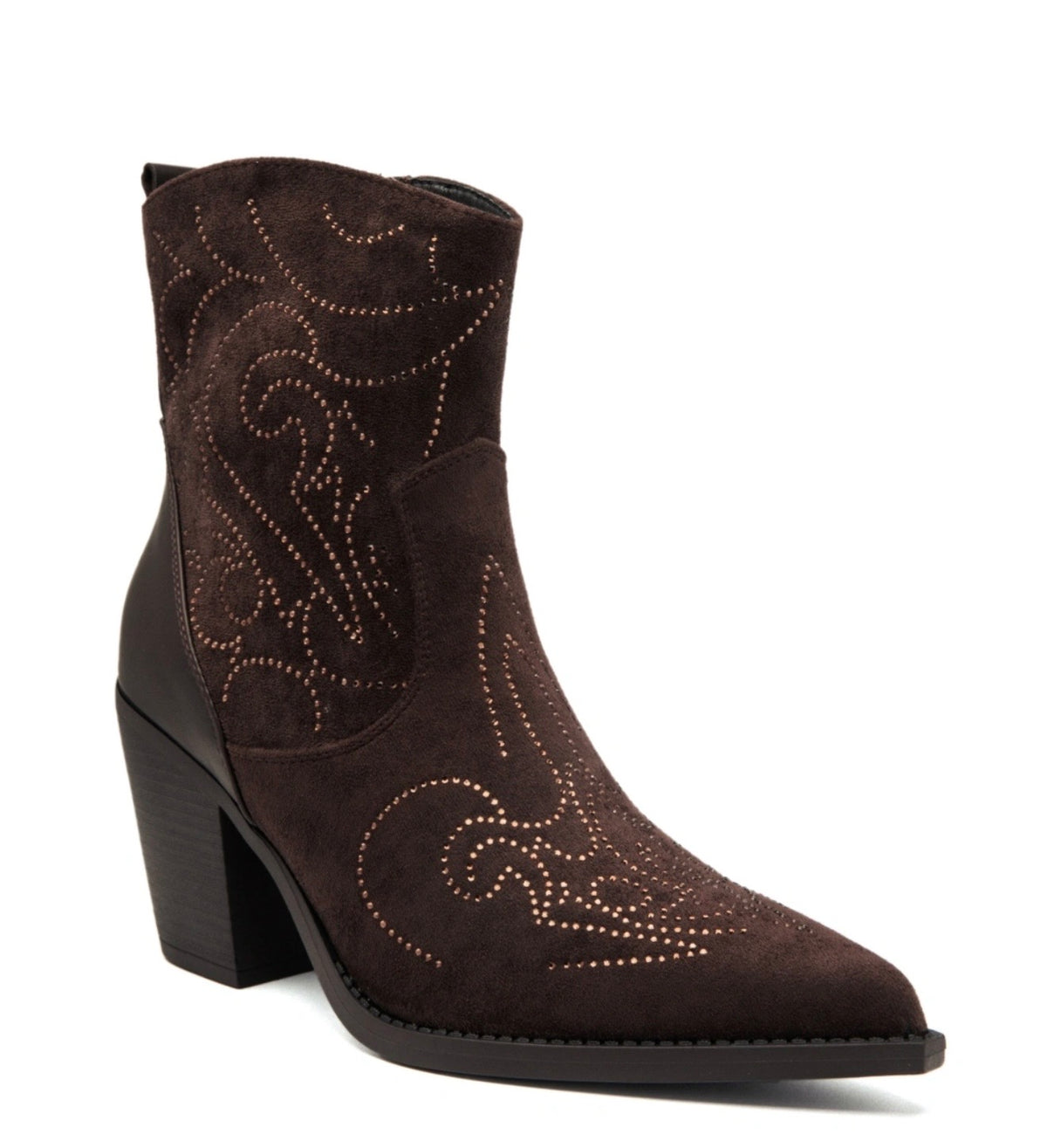 Larna Western Ankle Boots