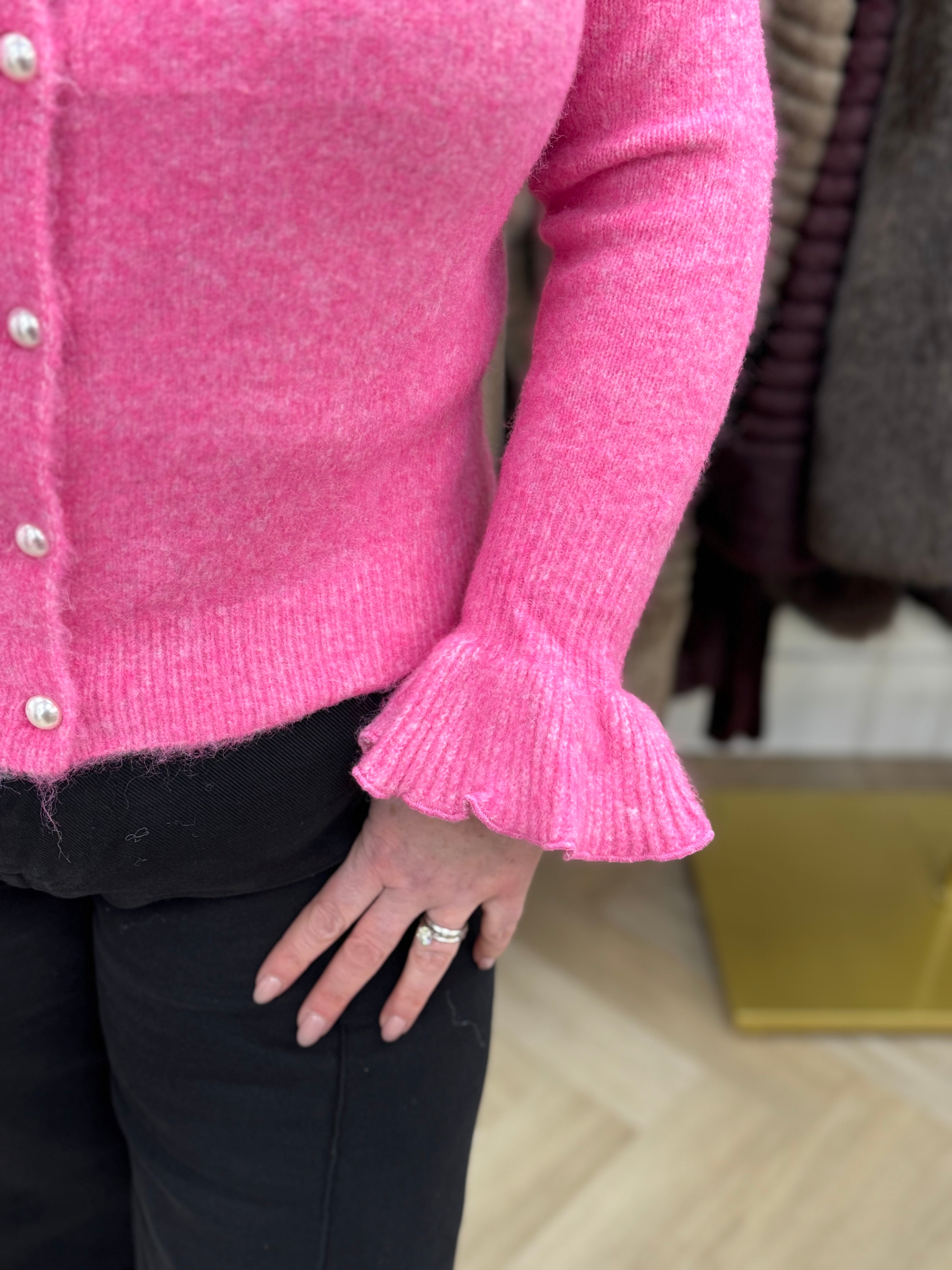 💫Sophie Frill Cuff Cardigan