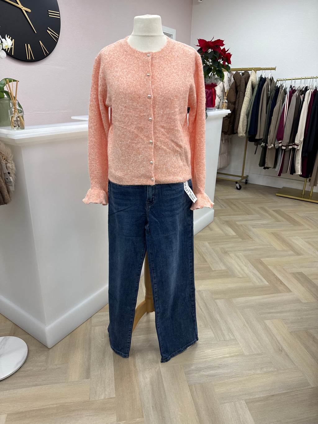 💫Sophie Frill Cuff Cardigan