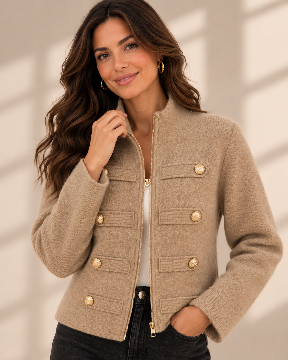 Darcie Military Jumper