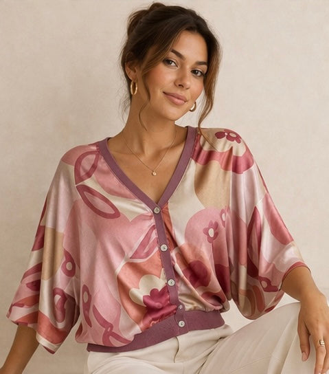 Joss – Satin Feel Top/Jacket
