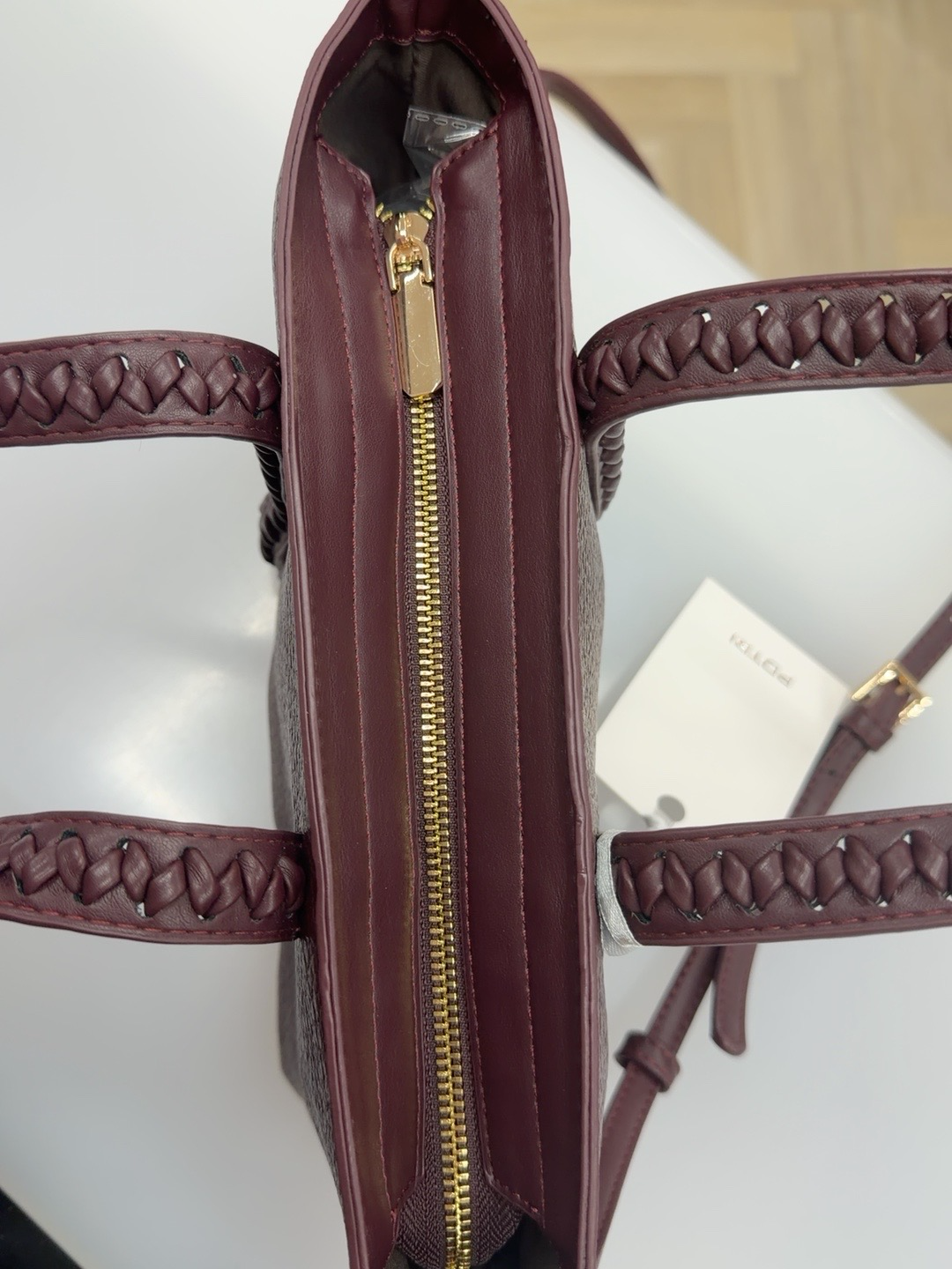 Plait Handel Tote Bag
