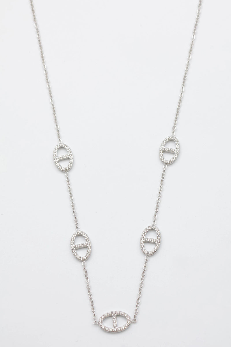 Crystal Marine Link Necklace