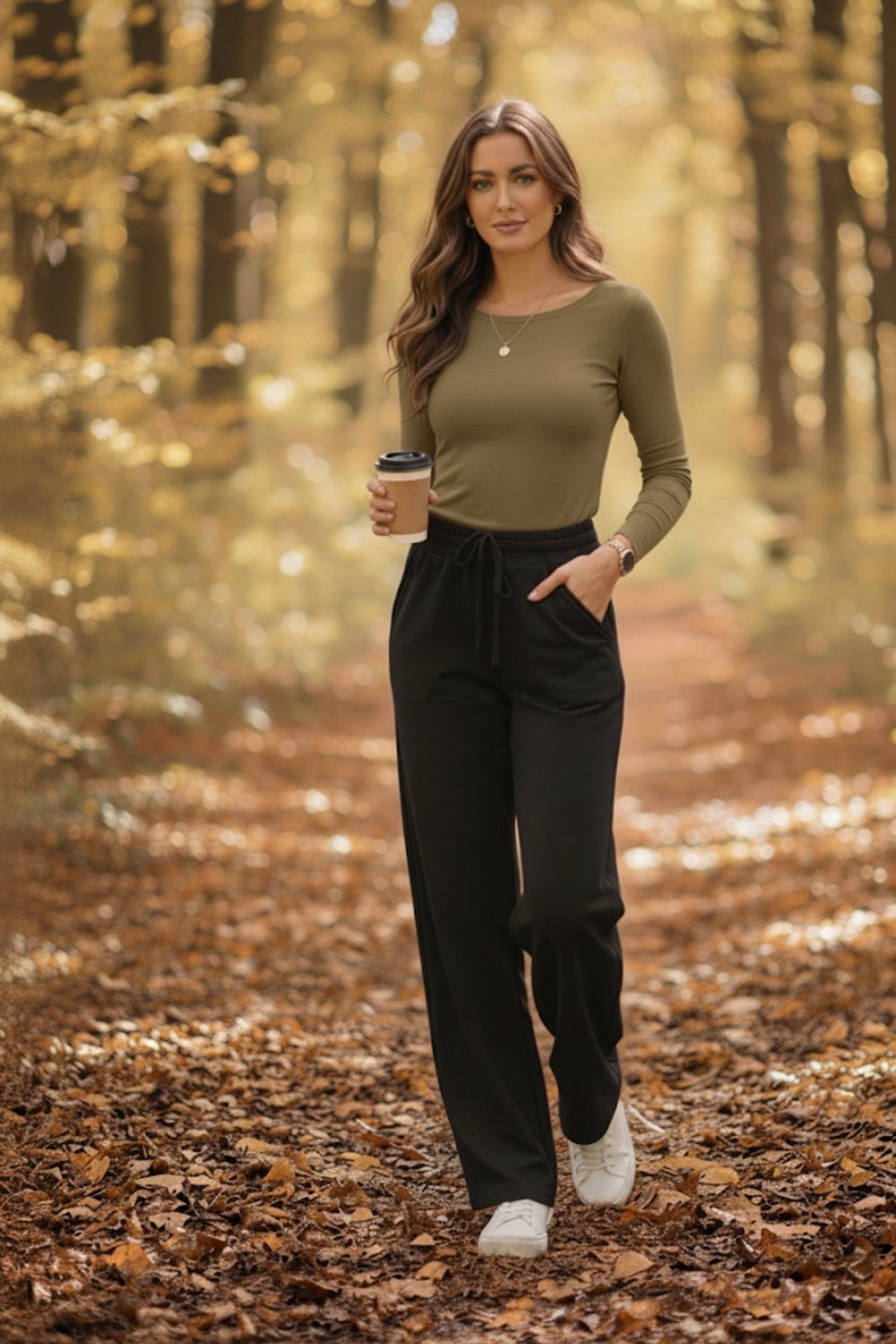 ✨ Polly Round Neck Top Long Sleeve