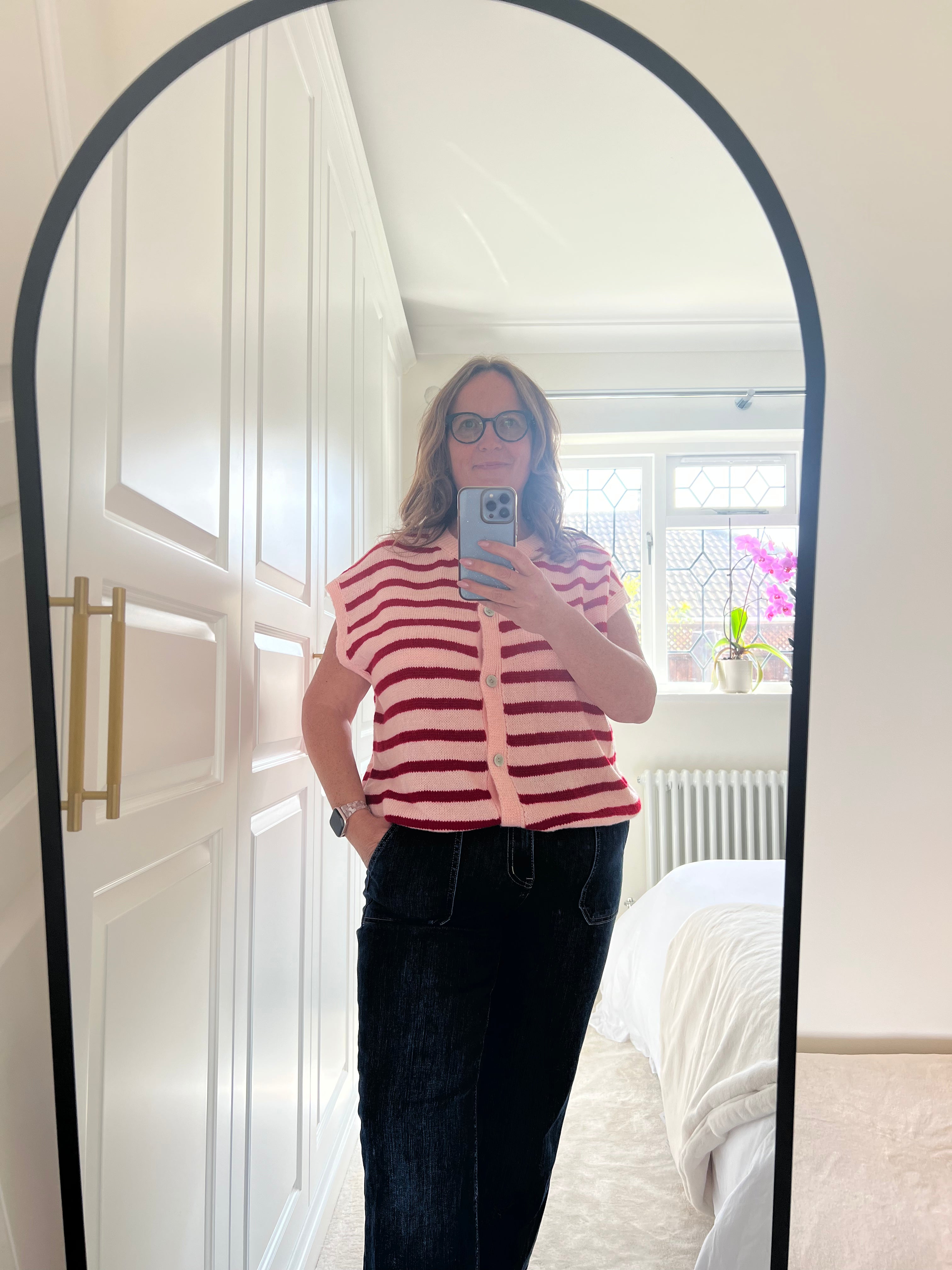 The Ruby — Knitted Button-Up