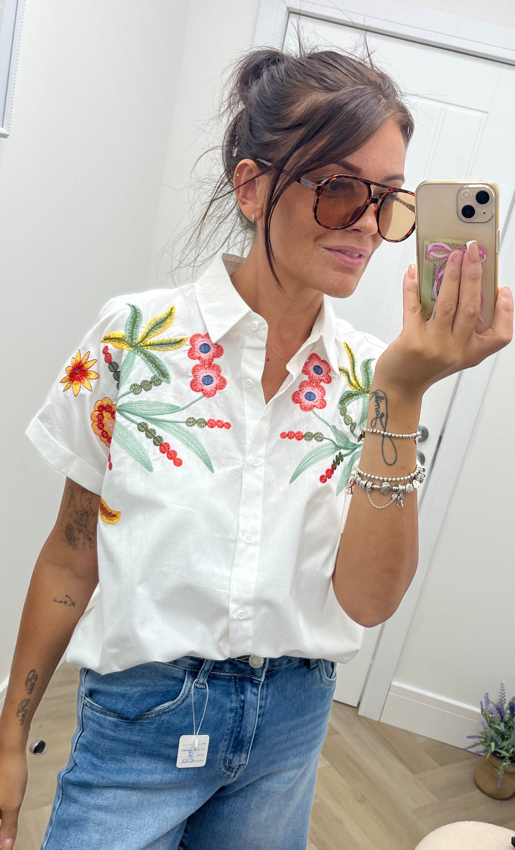 Sally flower blouse 🌺💐